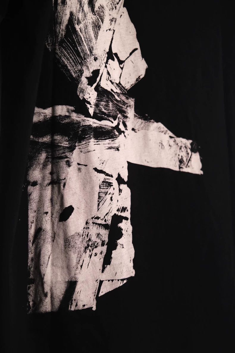 Yohji Yamamoto Yohji Yamamoto Shadow Discharging Short Sleeve Shirt 2505-N Size US M / EU 48-50 / 2 - 4 Thumbnail
