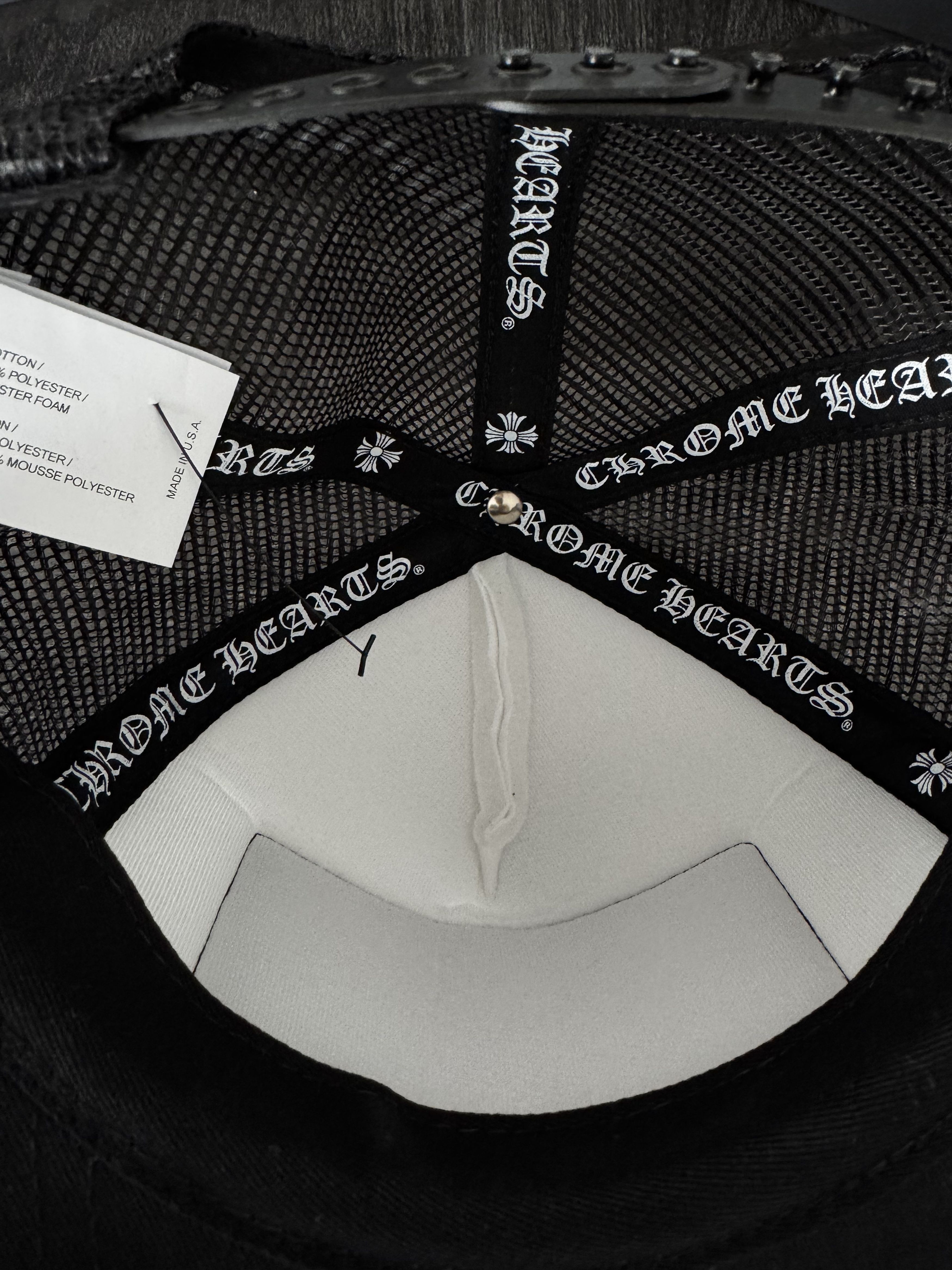 Chrome Hearts Chrome Hearts Black White Fuck Cap Size ONE SIZE - 6 Thumbnail
