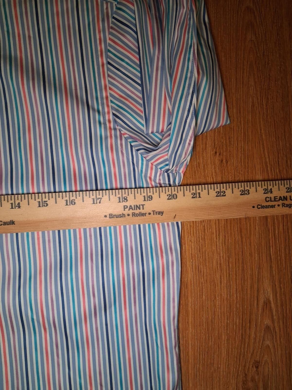 BUGATCHI NEW Bugatchi Uomo Dress Shirt 15-34/35 Small Multicolor Size US S / EU 44-46 / 1 - 9 Thumbnail