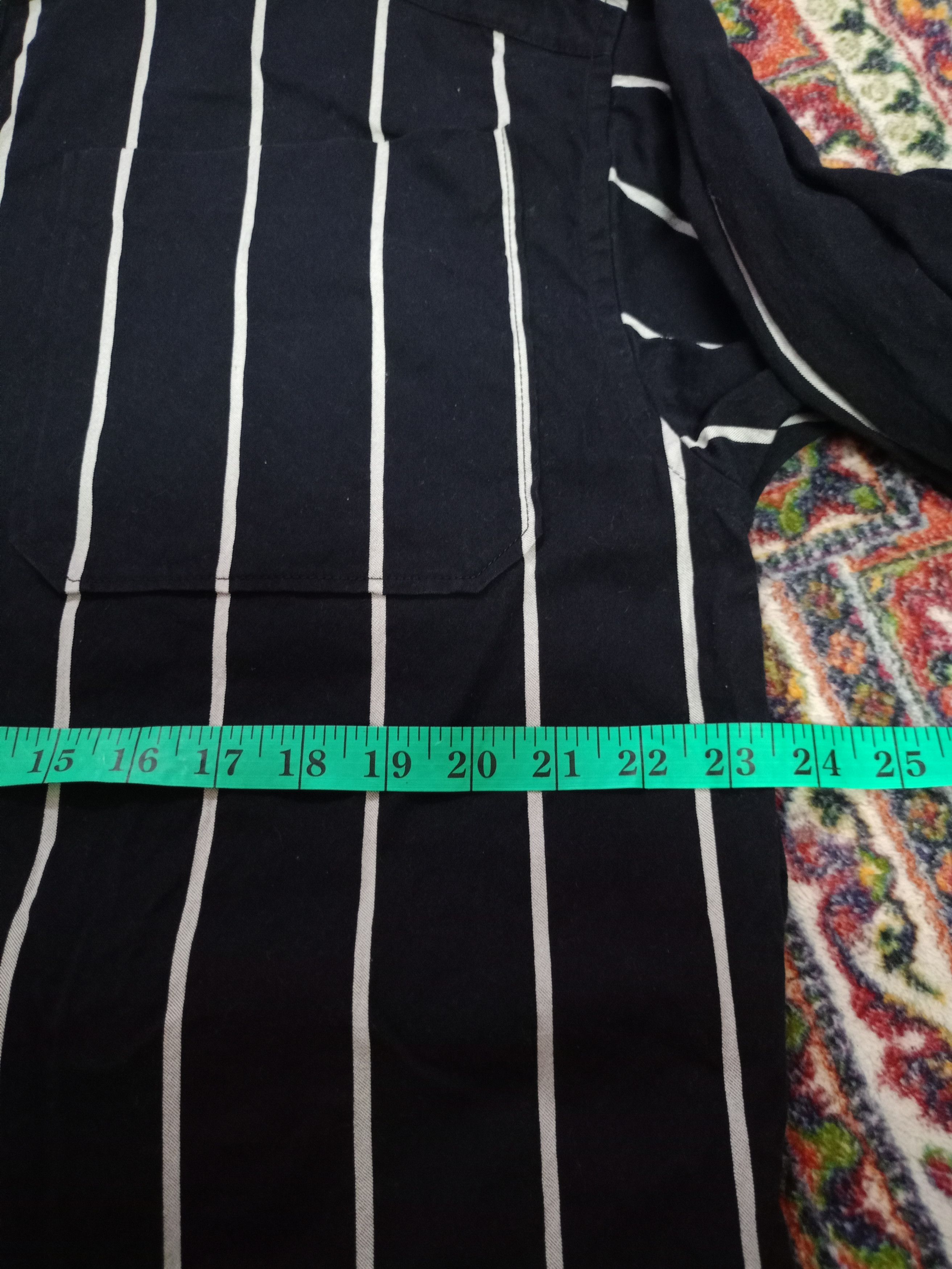 Celine CÈLINE navy stripe dress cotton viscose Size M / US 6-8 / IT 42-44 - 2 Thumbnail