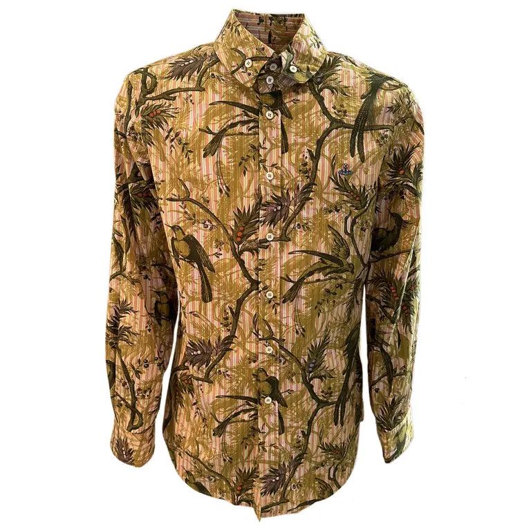 Vivienne Westwood Rare Vivienne Westwood Men's S Bird Print Button-Up Shirt Size US S / EU 44-46 / 1 - 1 Thumbnail