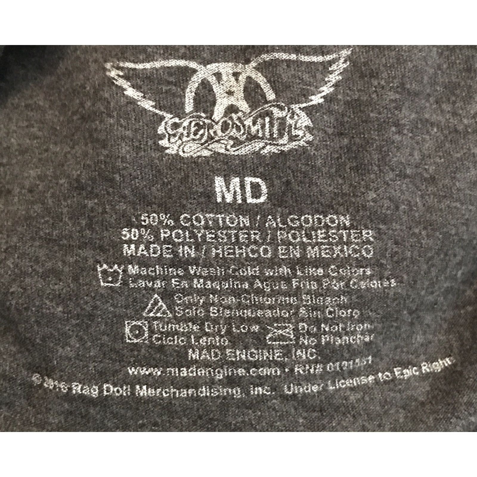 Aerosmith Aerosmith Wings Logo T-Shirt Men's M Black Red Merchandising B851 Size US M / EU 48-50 / 2 - 3 Thumbnail