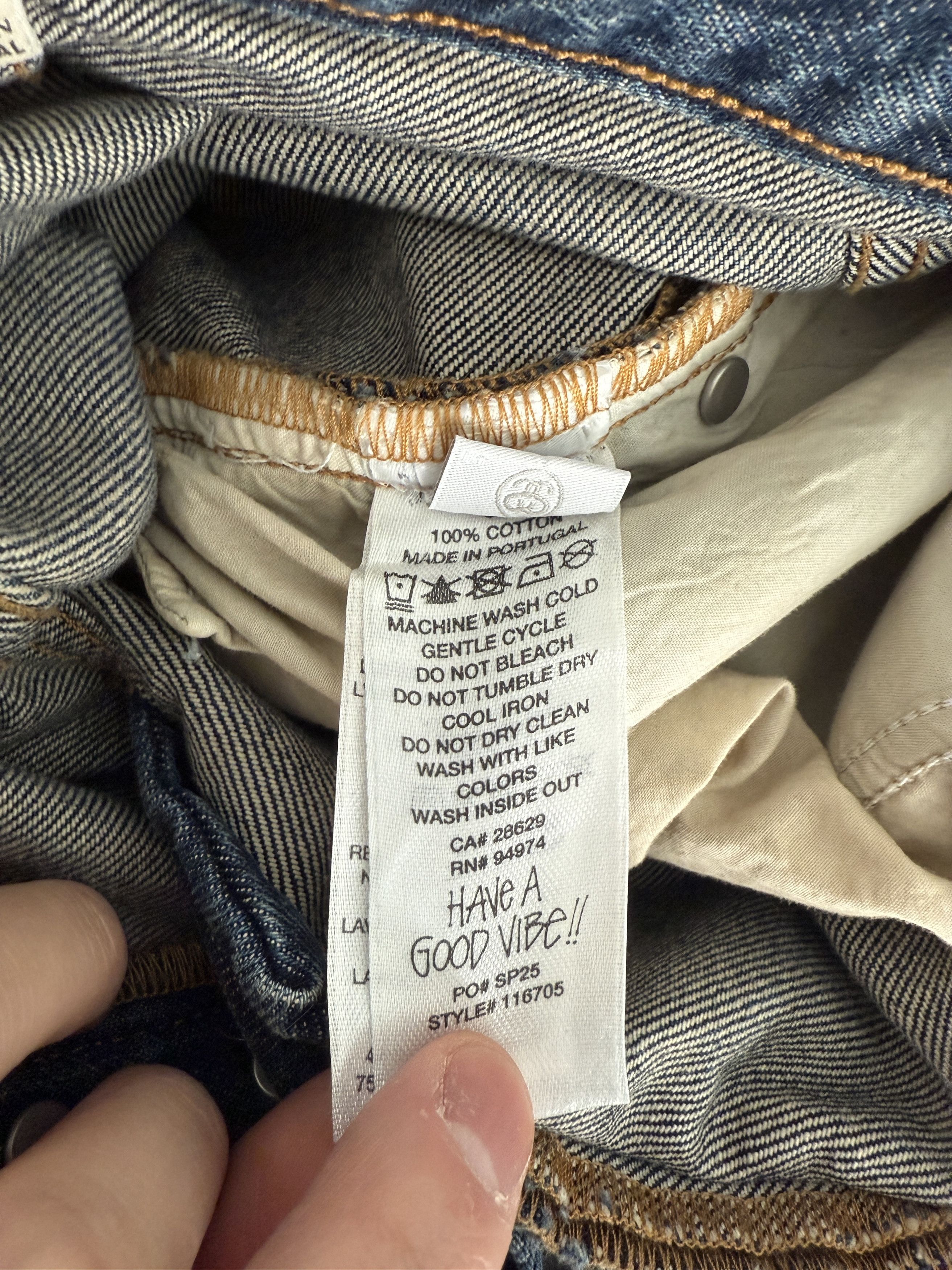 Stussy STUSSY NEW CLASSIC JEAN DENIM VINTAGE INDIGO Size US 32 / EU 48 - 4 Thumbnail