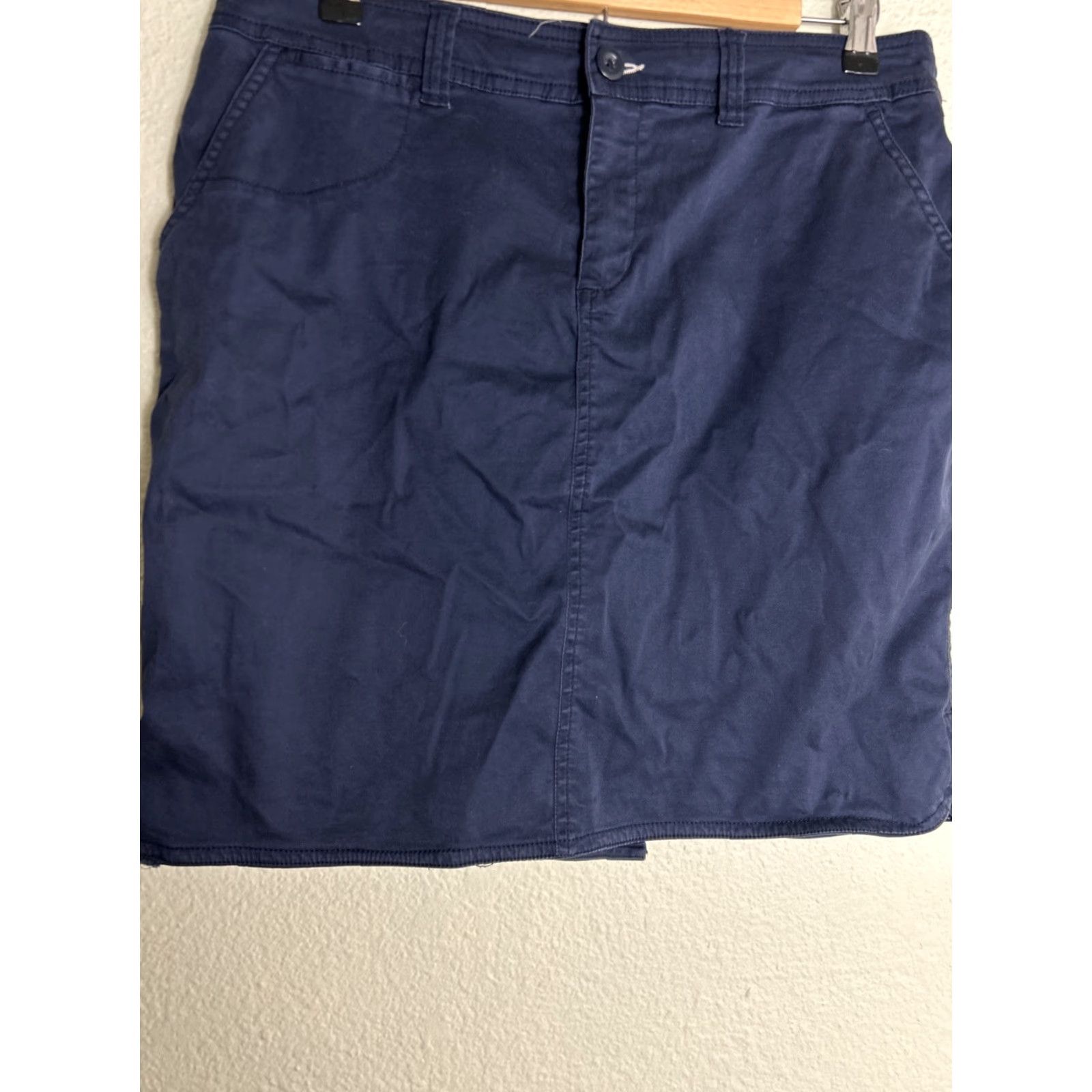 Vintage Woolrich Skirt Womens 8 Navy Blue Cotton Knee Length A-Line 32x19 Womens Mens? Size 30" / US 8 / IT 44 - 4 Thumbnail