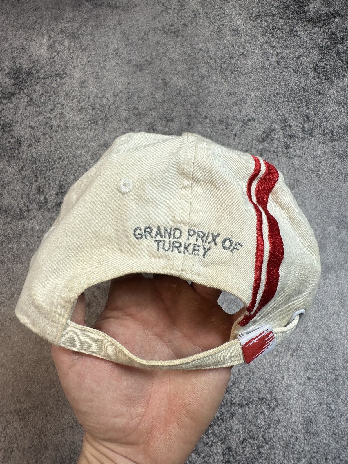 Japanese Brand Vintage Panasonic Toyota Racing Logo Cap Grand Prix Rare Size ONE SIZE - 4 Thumbnail