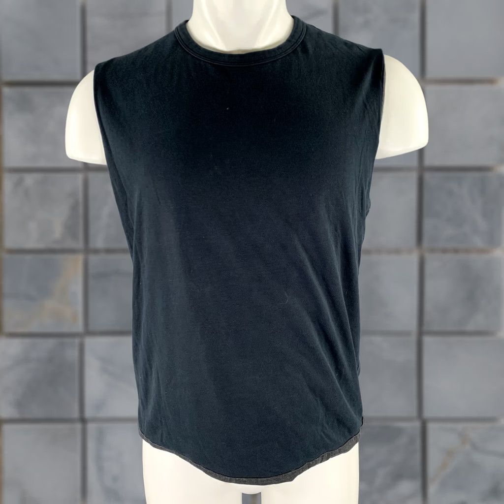 Raf Simons RAF by RAF SIMONS Tank Top Navy White Graphic Cotton Lined Size S Men Size US S / EU 44-46 / 1 - 1 Thumbnail