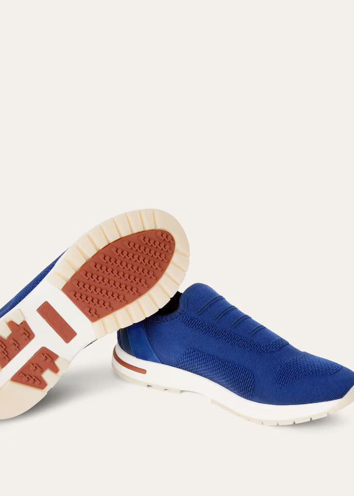 Loro Piana o1srvl11e0725 360 LP Flexy Walk Sneakers in Blue Size US 8 / IT 38 - 4 Thumbnail
