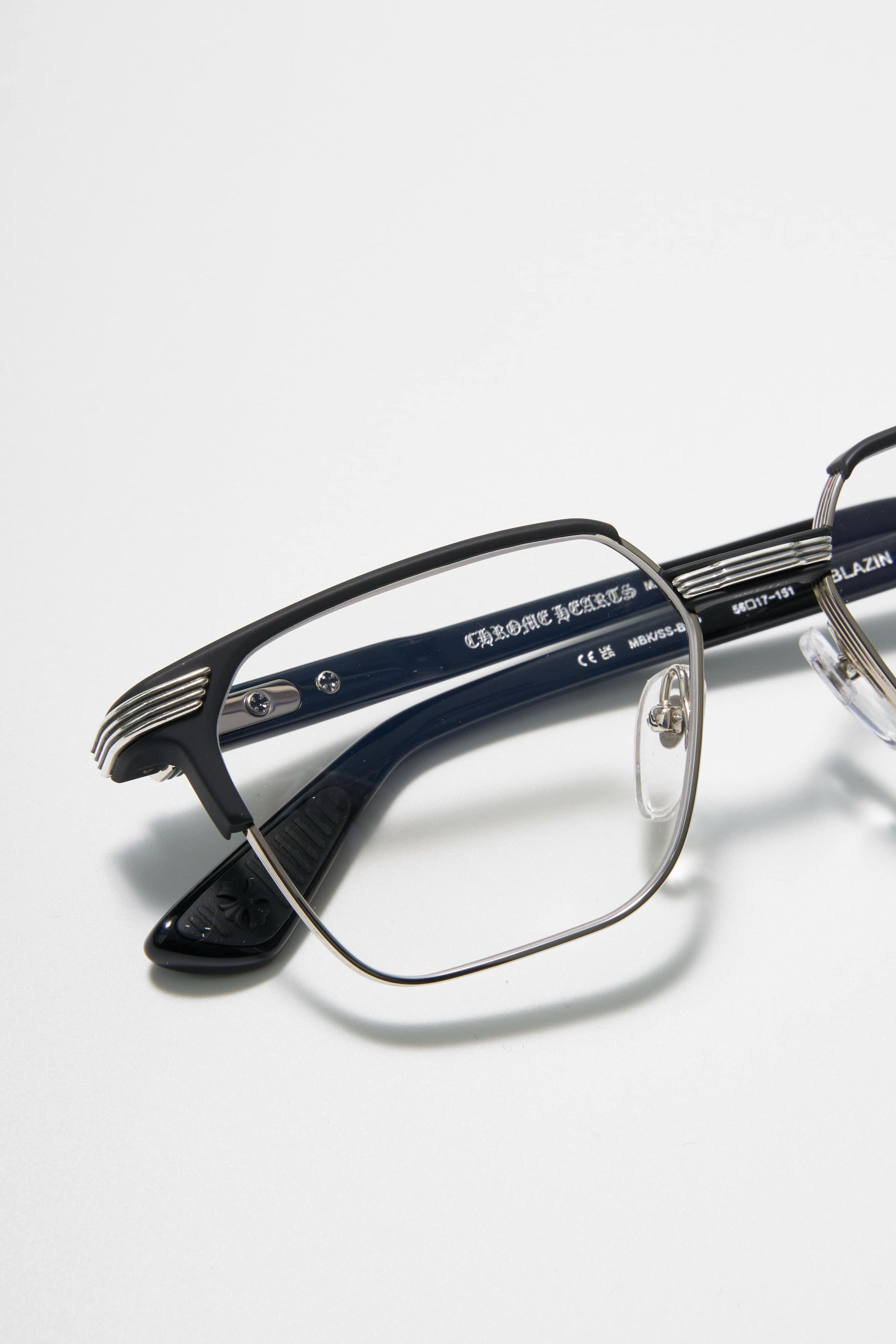 Chrome Hearts CHROME HEARTS BLAZIN Matte Black/Shiny Silver-Black-Plastic Size ONE SIZE - 7 Thumbnail