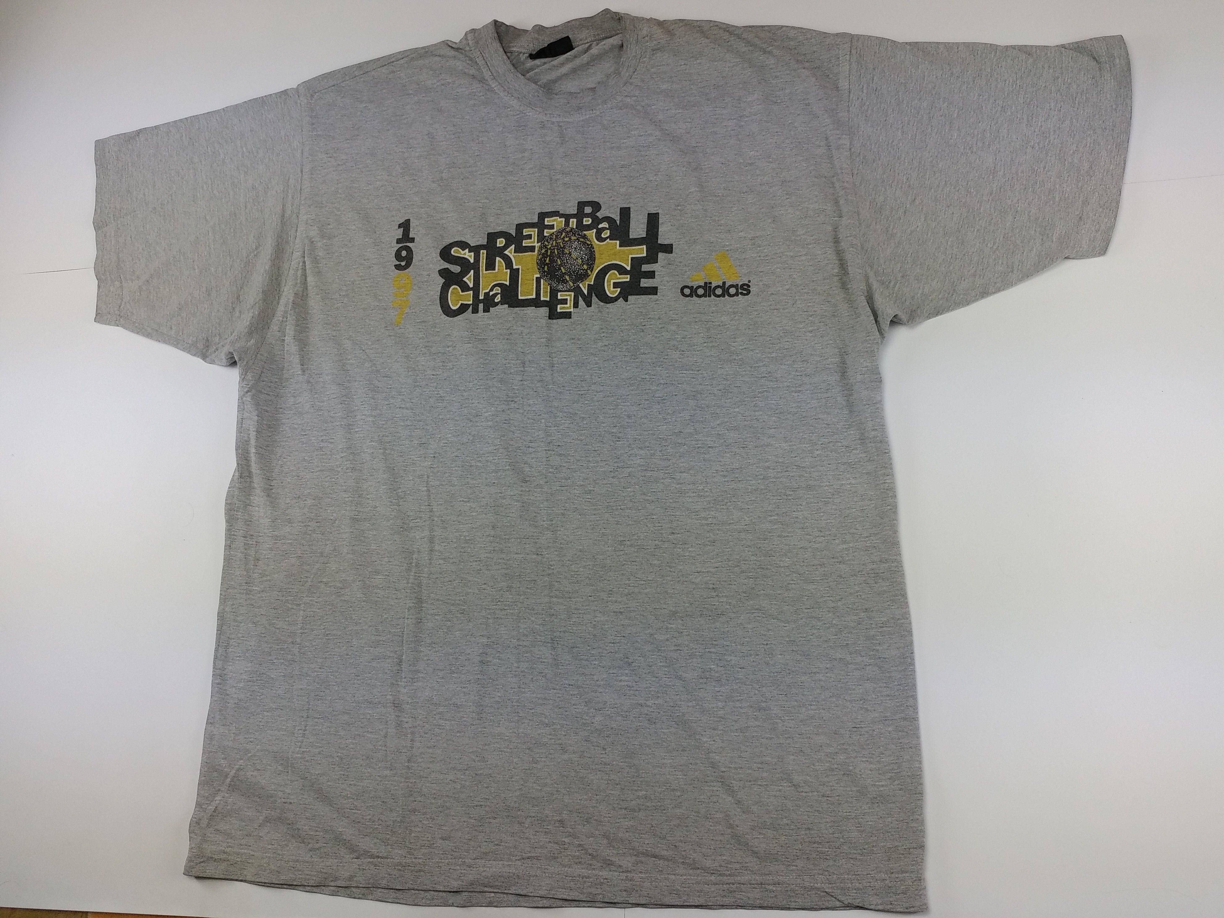 Adidas Adidas Streetball Challenge t-shirt, 1997 Germany, vintage L Size US L / EU 52-54 / 3 - 4 Thumbnail