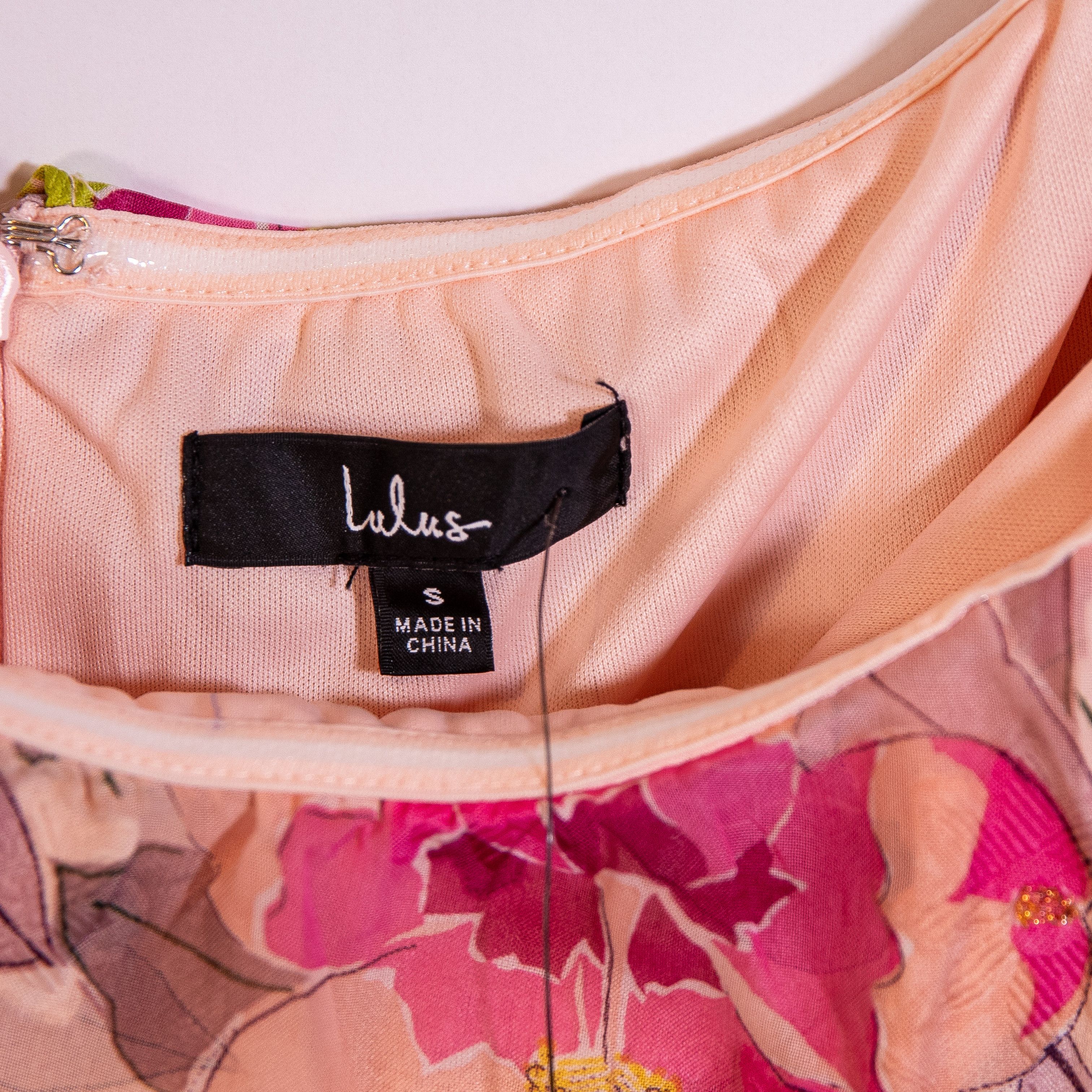 Lulus NEW Lulus Perfect Paradise Pink Floral Print Size S / US 4 / IT 40 - 2 Thumbnail