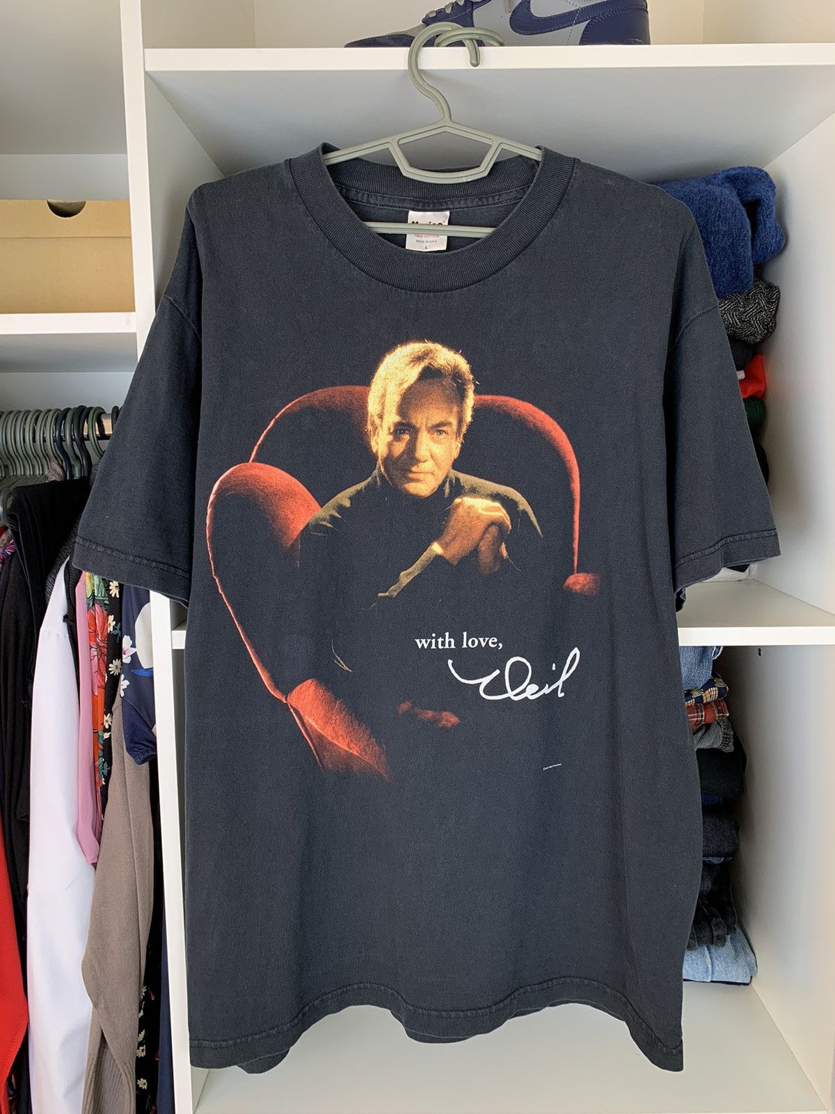 Band Tees × Vintage Vintage 1998 Neil Diamond Made in USA T-shirt Size US L / EU 52-54 / 3 - 1 Thumbnail