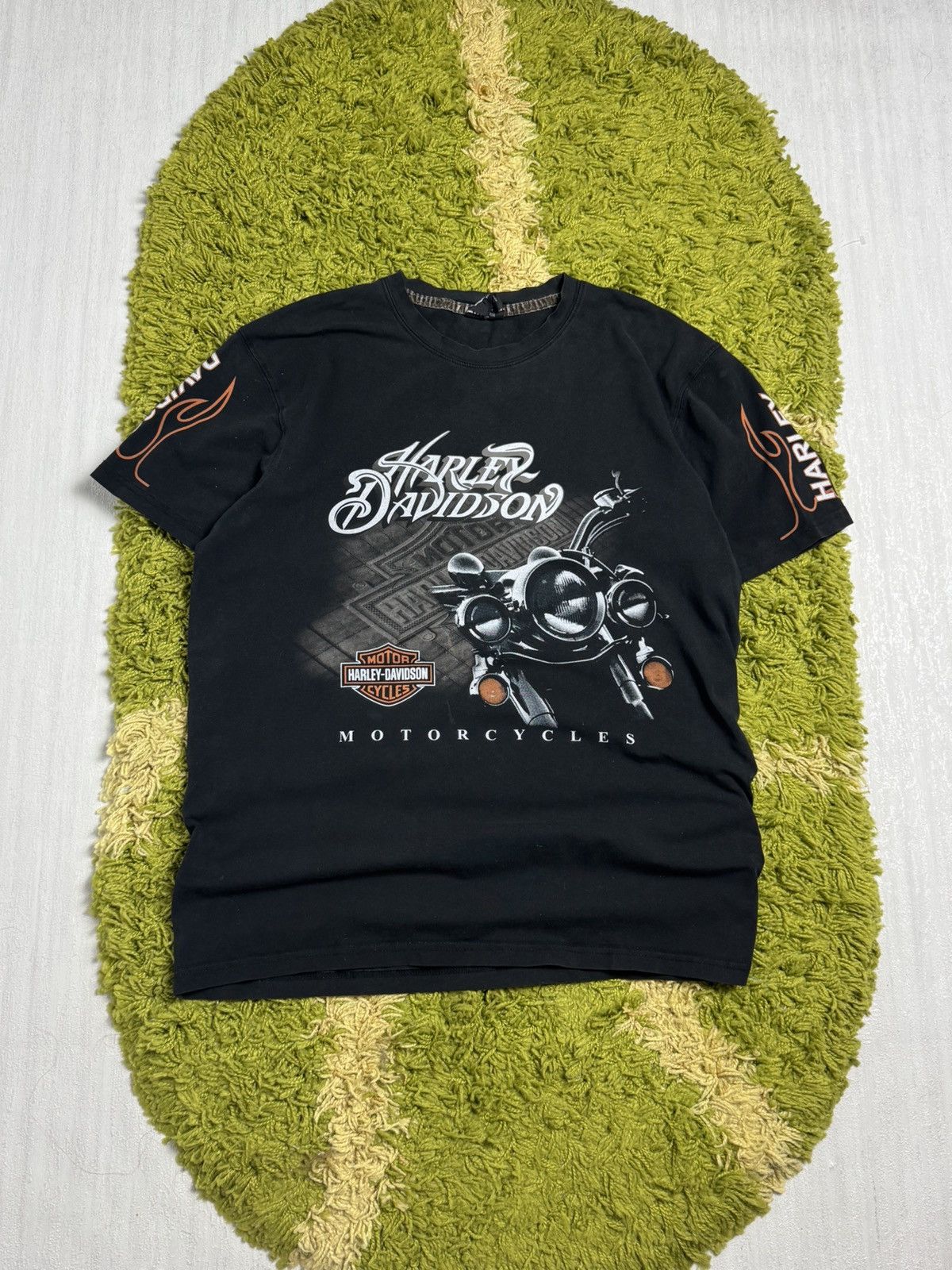 Harley Davidson × Vintage Vintage Harley Davidson T-Shirt Size US XL / EU 56 / 4 - 1 Thumbnail