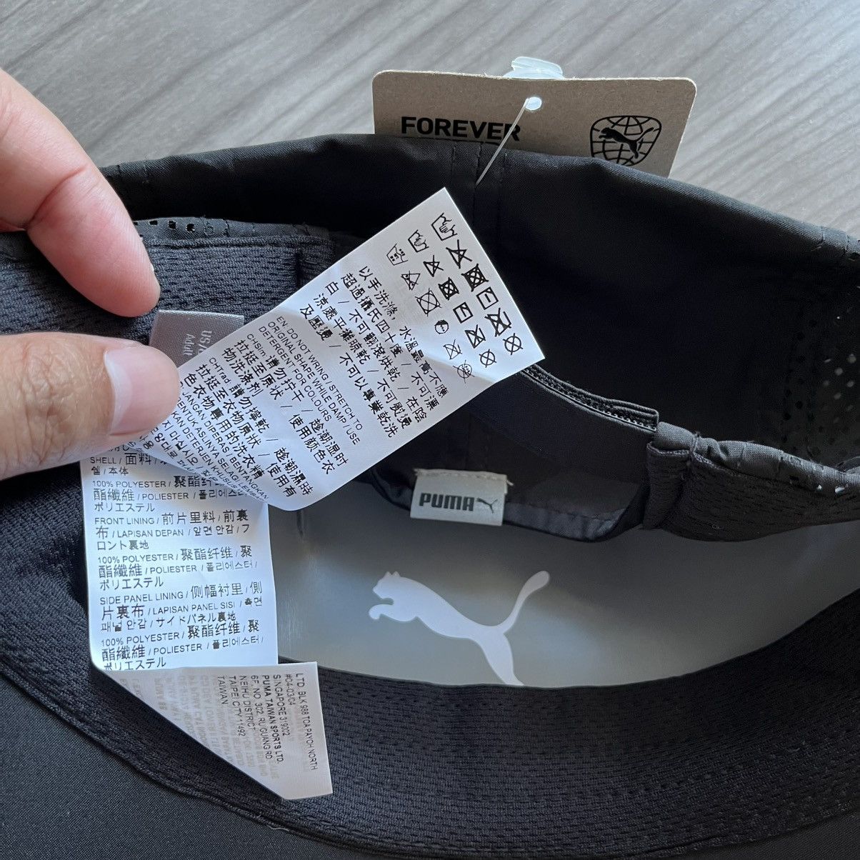 Puma Puma Lightweight Runner Cap in Black Size ONE SIZE - 5 Thumbnail