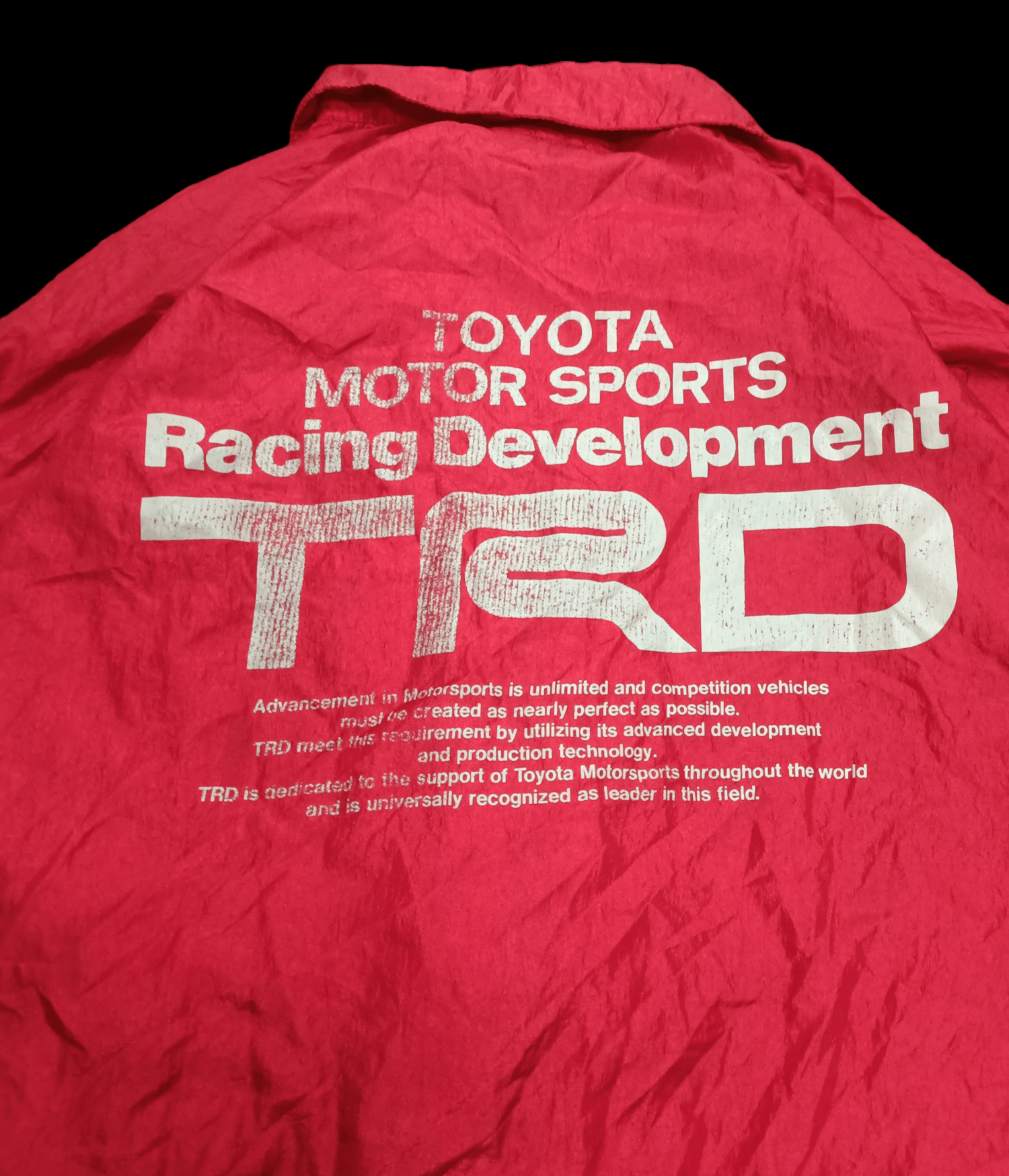 Vintage TRD MOTOR RACING WINDBREAKER JACKET x MOTORSPORT x VINTAGE Size US L / EU 52-54 / 3 - 3 Thumbnail