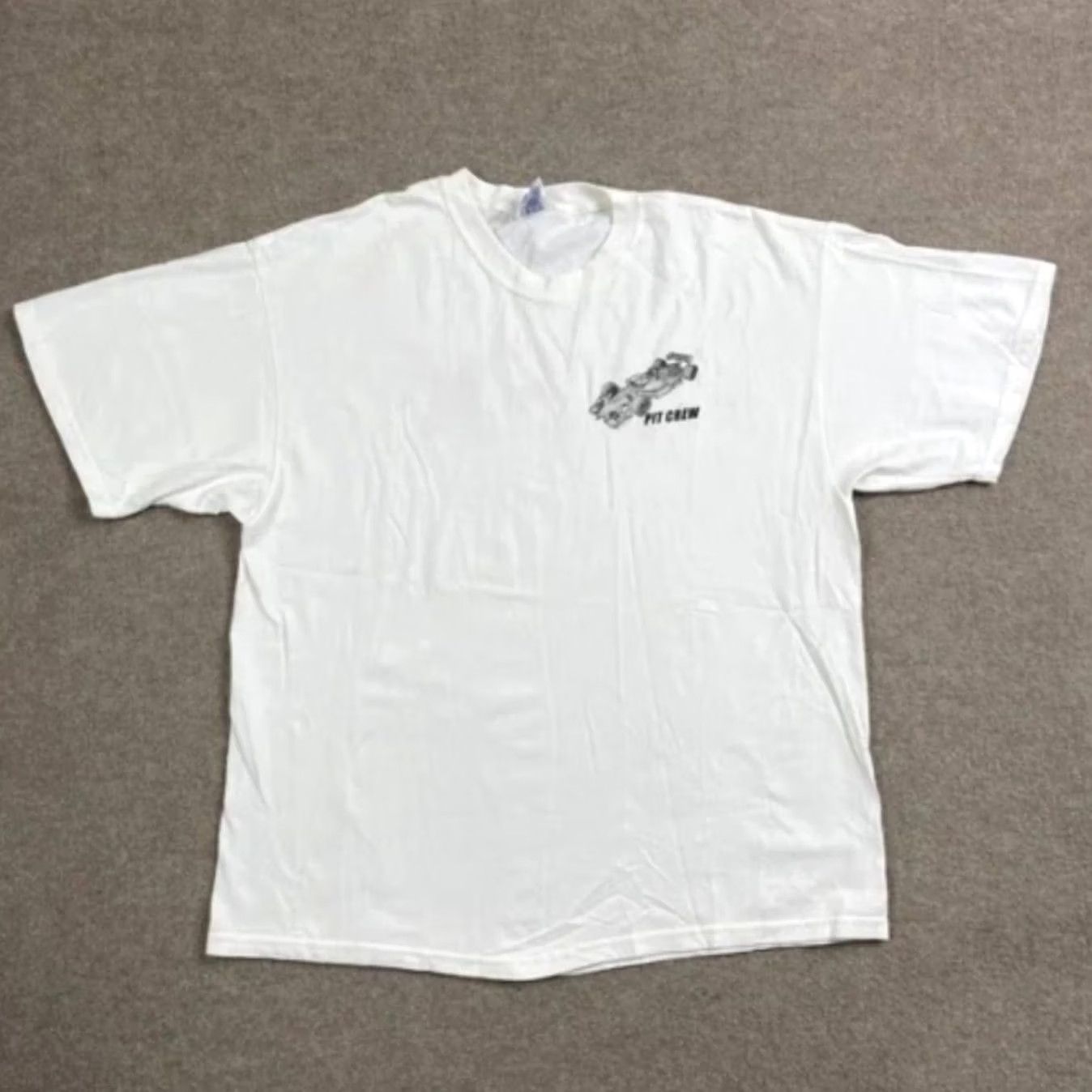 Hanes VINTAGE Hanes T Shirt XL White Driven Graphic Movie Tee Racing Men's Size US XL / EU 56 / 4 - 2 Thumbnail
