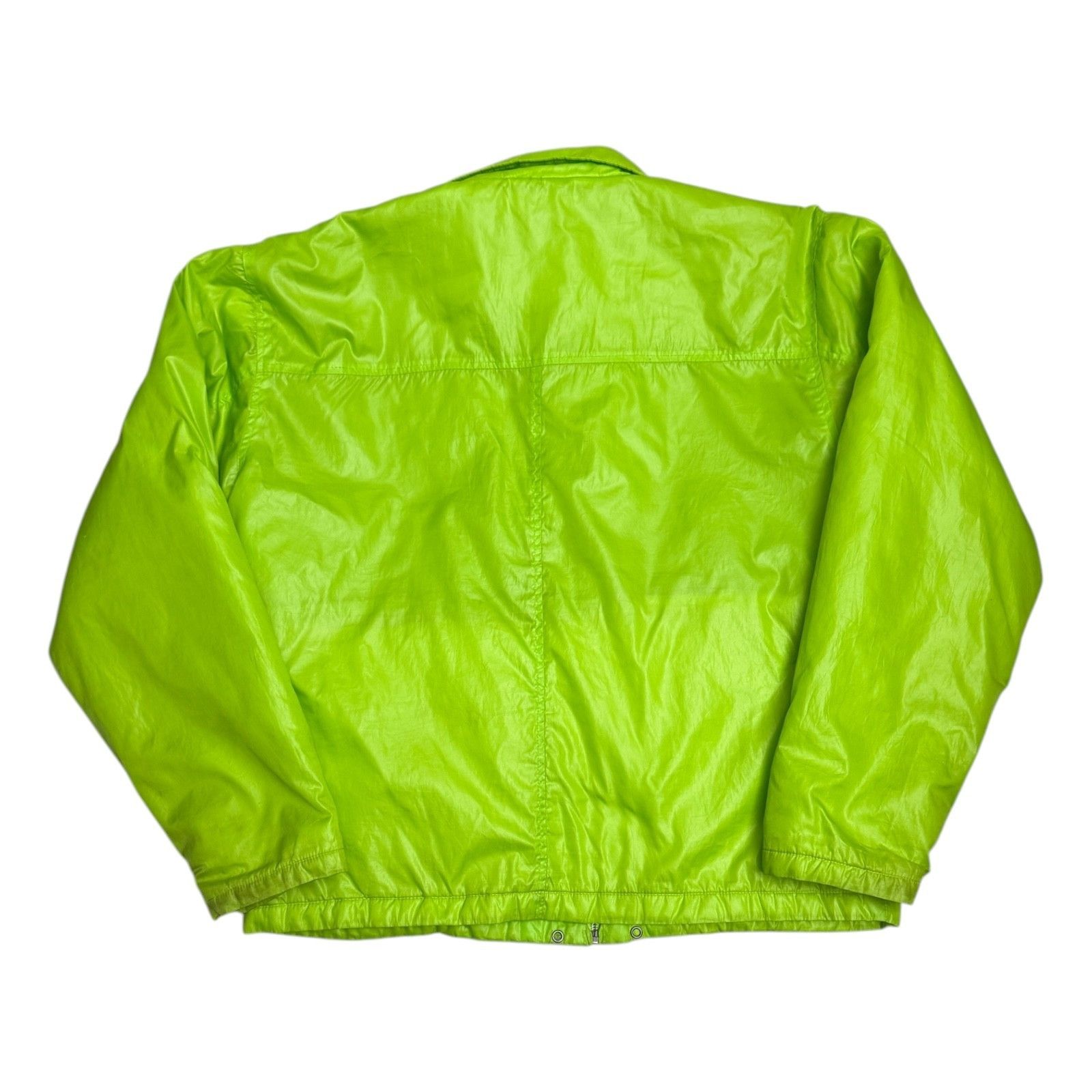 Steve Madden STEVE MADDEN Vintage Y2K Lime Designer Bomber Jacket Medium Size M / US 6-8 / IT 42-44 - 3 Thumbnail