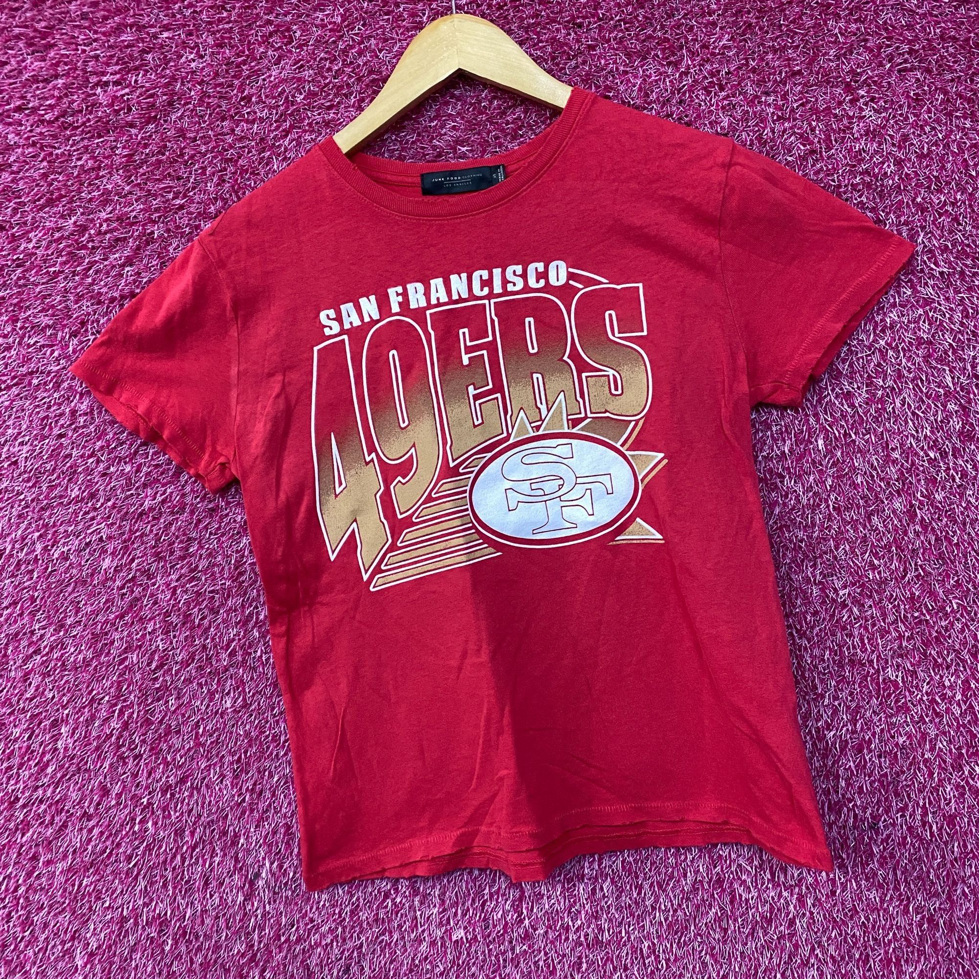 Junk Food Junk Food NFL San Francisco 49ers Women Red Short top XS Size XS / US 0-2 / IT 36-38 - 3 Thumbnail