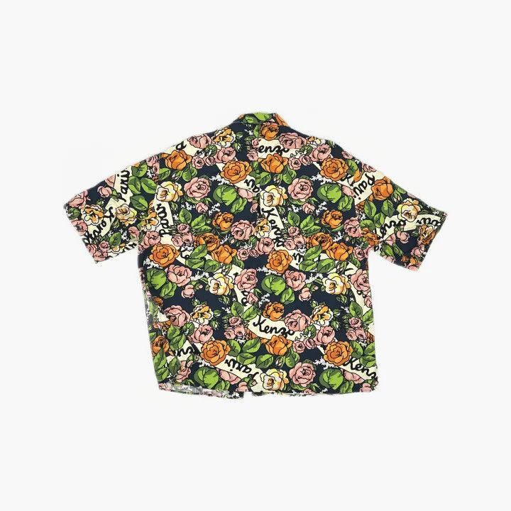 Kenzo KENZO Floral Print Short Sleeve Shirt for Men -2507 Size US L / EU 52-54 / 3 - 3 Thumbnail