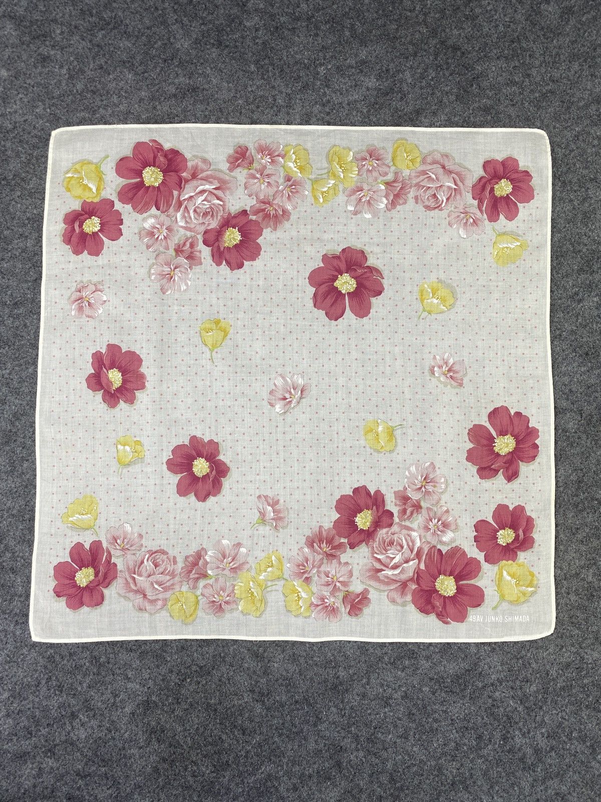 Japanese Brand × Junko Shimada × Vintage Junko Shimada Handkerchief / Bandana / Neckerchief- B019 Size ONE SIZE - 1 Thumbnail
