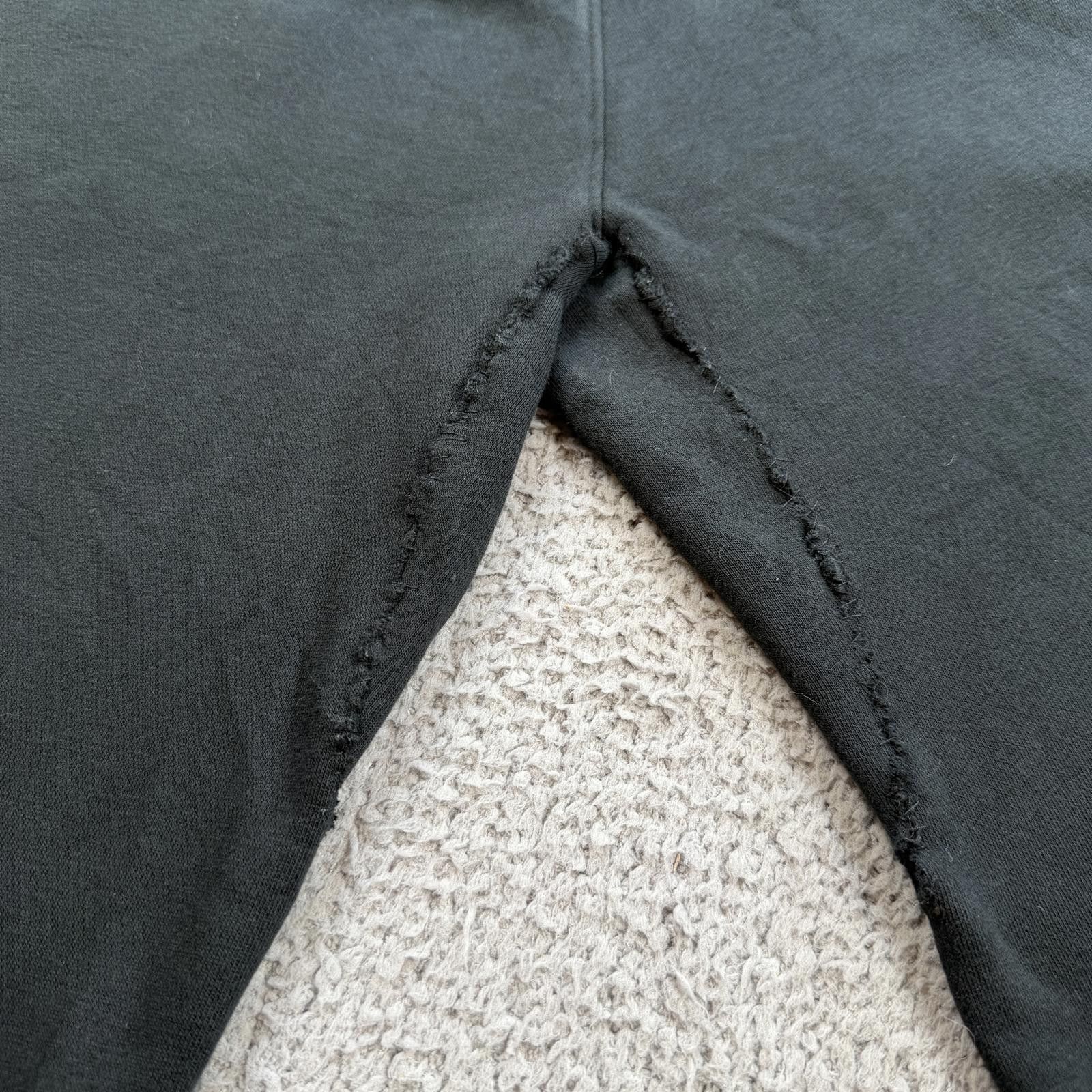 Nike Nike Black Distressed Sweatpants Mens L Y2K Grunge Raw Hem Size US 34 / EU 50 - 8 Thumbnail