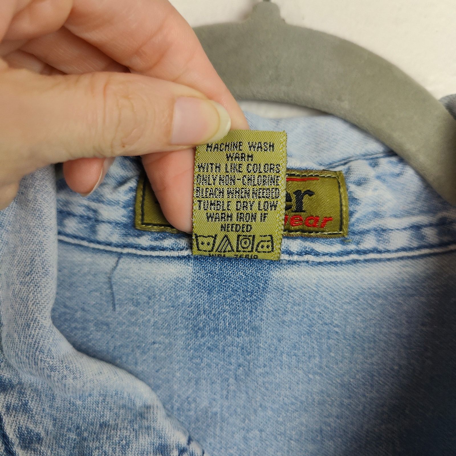 Other Vintage Coca Cola Denim Shirt Mens XL Blue Badger 90s Size US XL / EU 56 / 4 - 9 Thumbnail