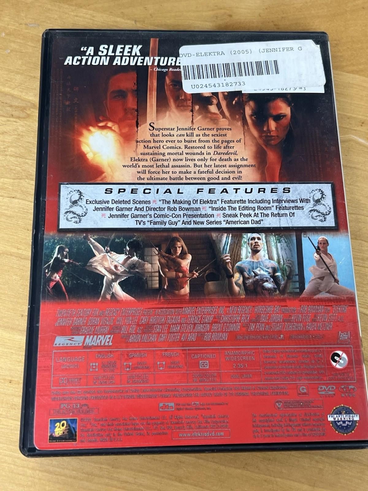Other ELEKTRA - DVD Widescreen "not new, still Good to mint" Size ONE SIZE - 8 Thumbnail