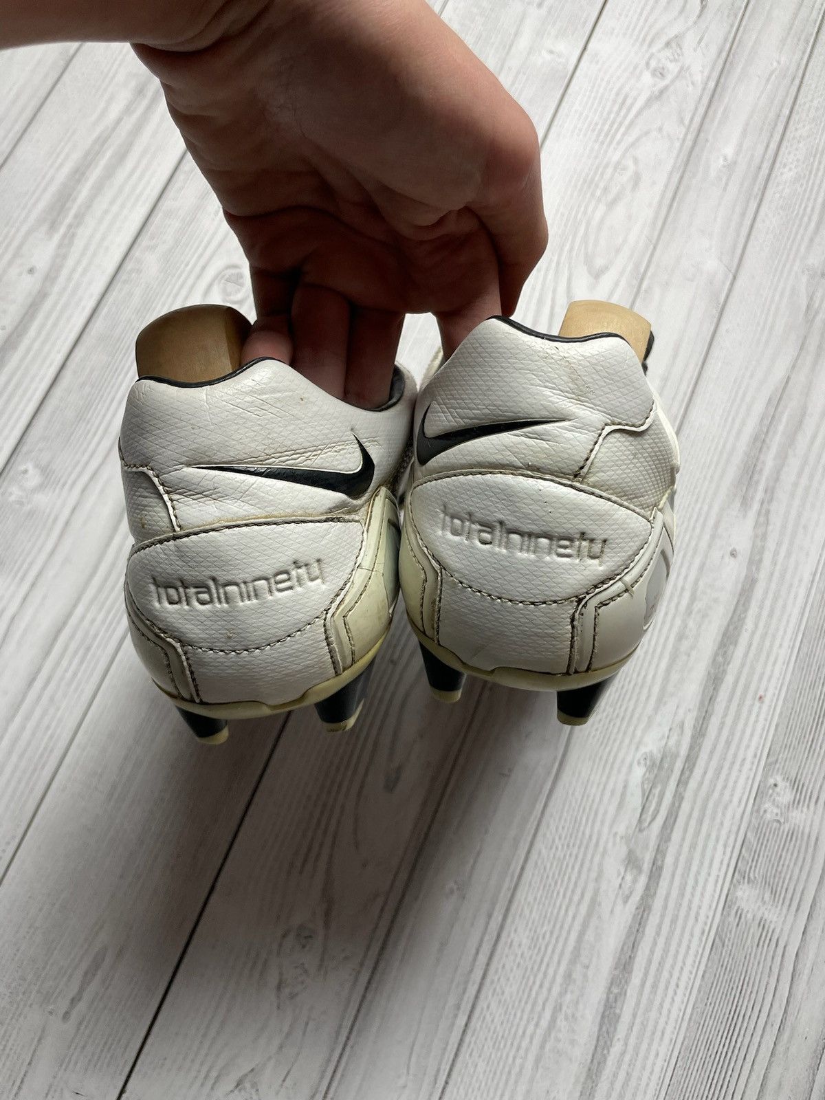 Nike × Vintage Vintage Nike total 90 boots white soccer boots Size US13 Size US 13 / EU 46 - 8 Thumbnail