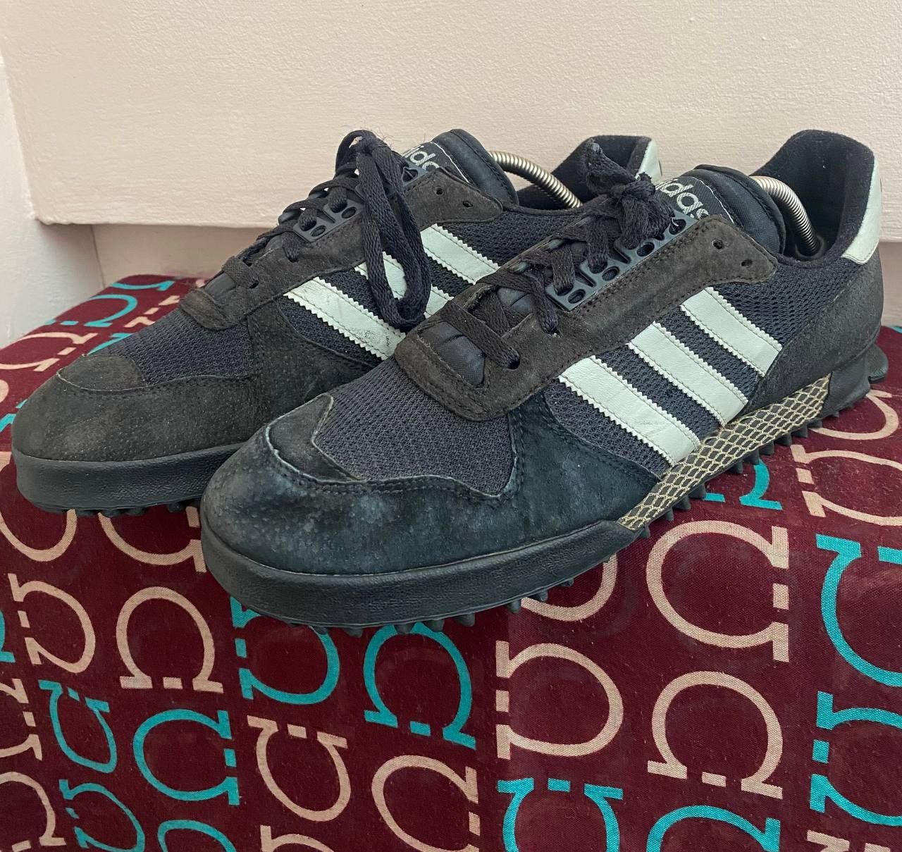 Adidas × Vintage 🔥 VTG 90's Adidas Marathon Tr Sneakers 1993 Trainers Shoes Size US 11 / EU 44 - 4 Thumbnail