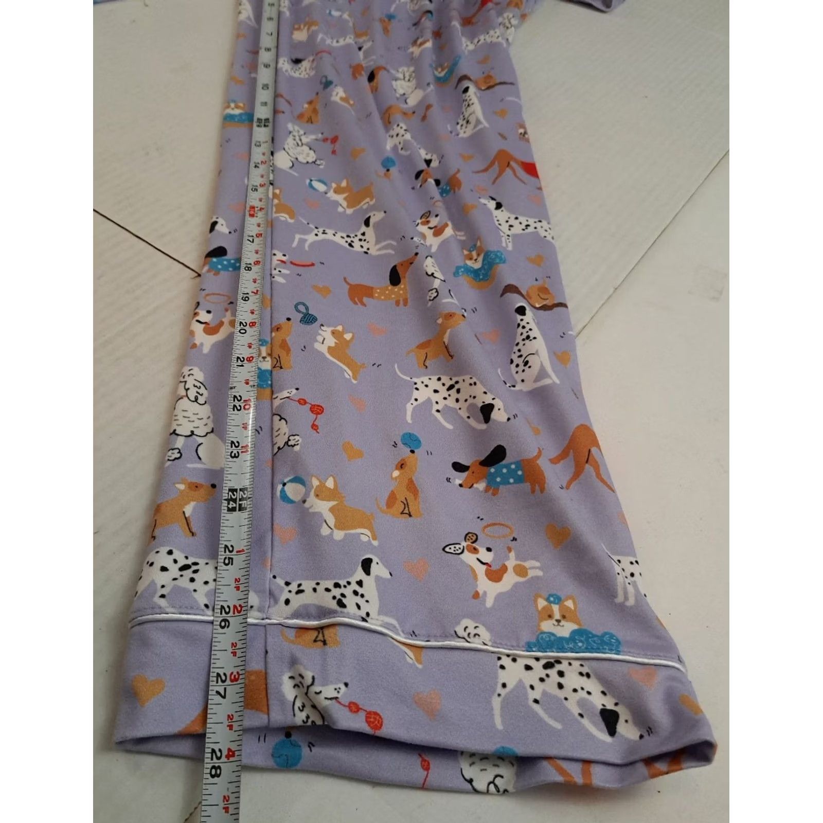 Vintage VINTAGE My Danielle All Over Assorted Dog Print Woman Large Pajama Set Size ONE SIZE - 7 Thumbnail