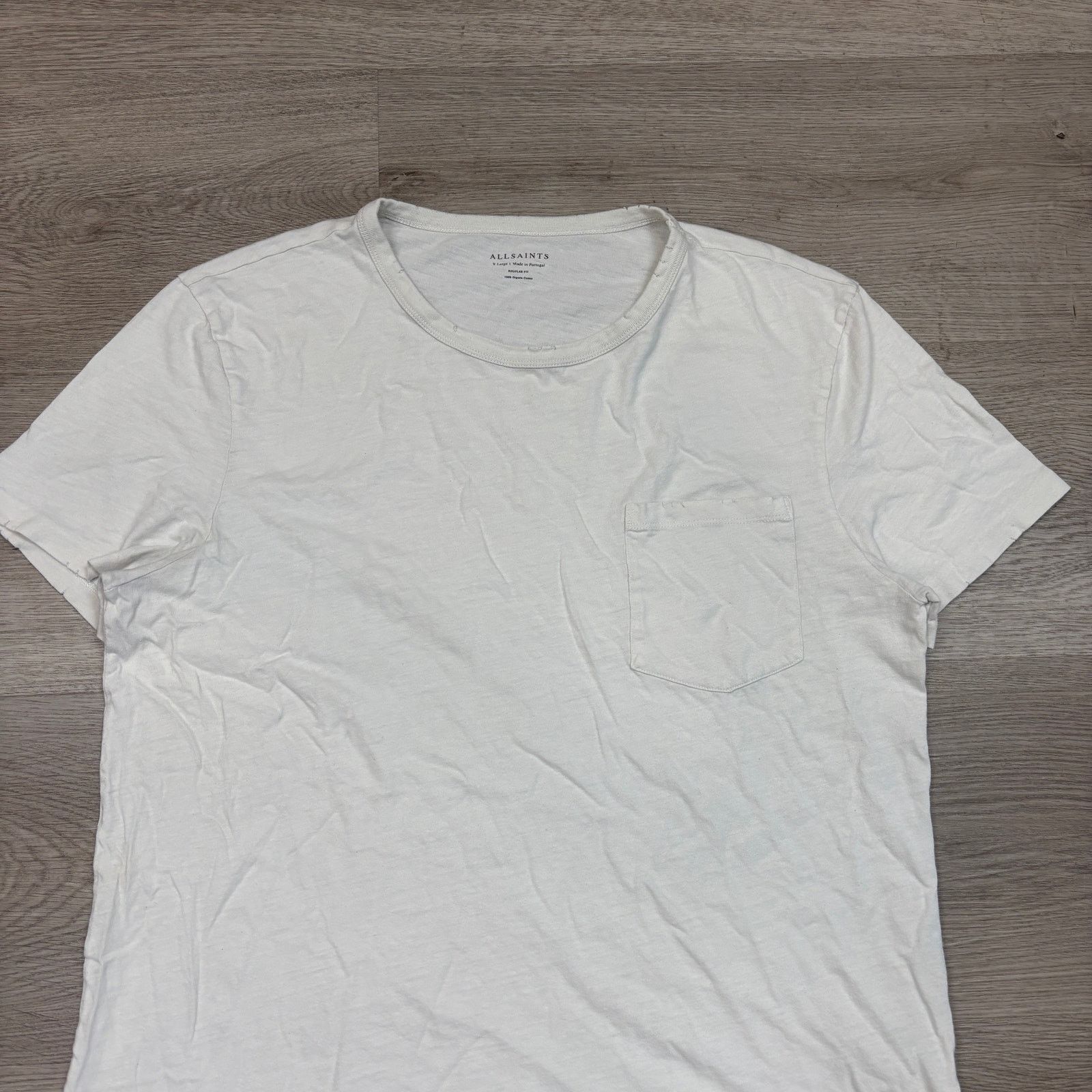 Allsaints Allsaints Pilot Short Sleeve Pocket Crewneck Shirt Men's XL Size US XL / EU 56 / 4 - 2 Thumbnail