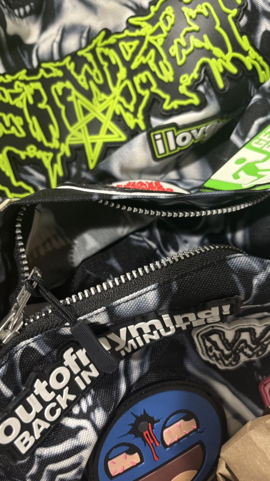 Other Wrstwrstwrst Skull Patches Backpack Size ONE SIZE - 7 Thumbnail