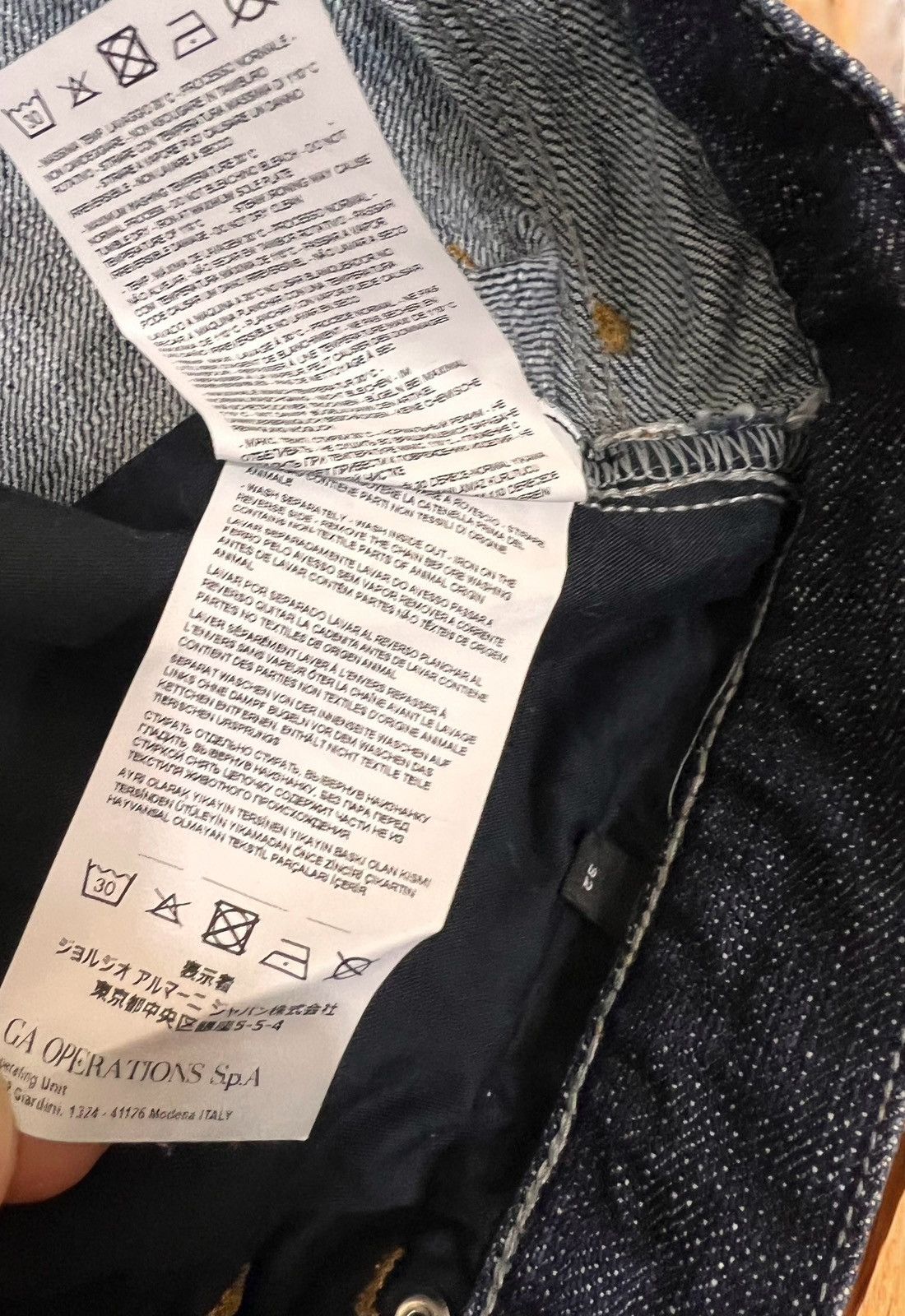 Emporio Armani Emporio Armani slim fit jeans size W32 Size US 32 / EU 48 - 8 Thumbnail