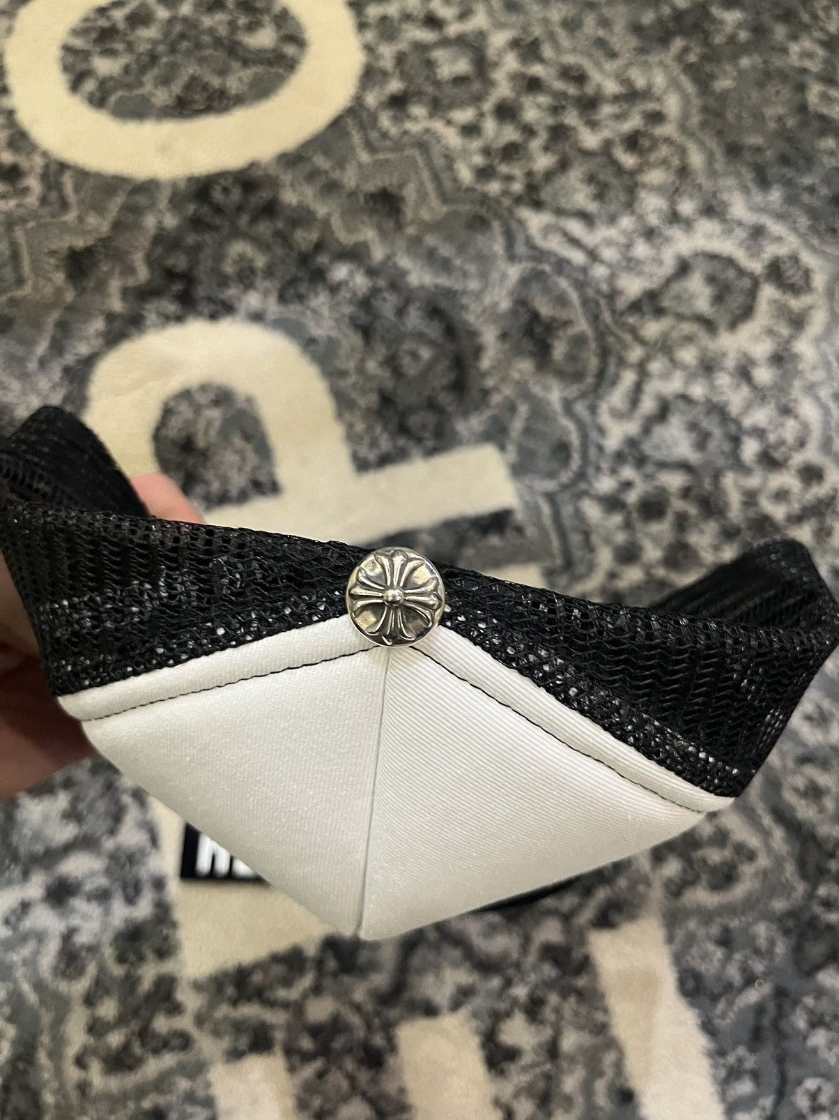 Chrome Hearts NEW CHROME HEARTS WHITE TRUCKER Size ONE SIZE - 2 Thumbnail