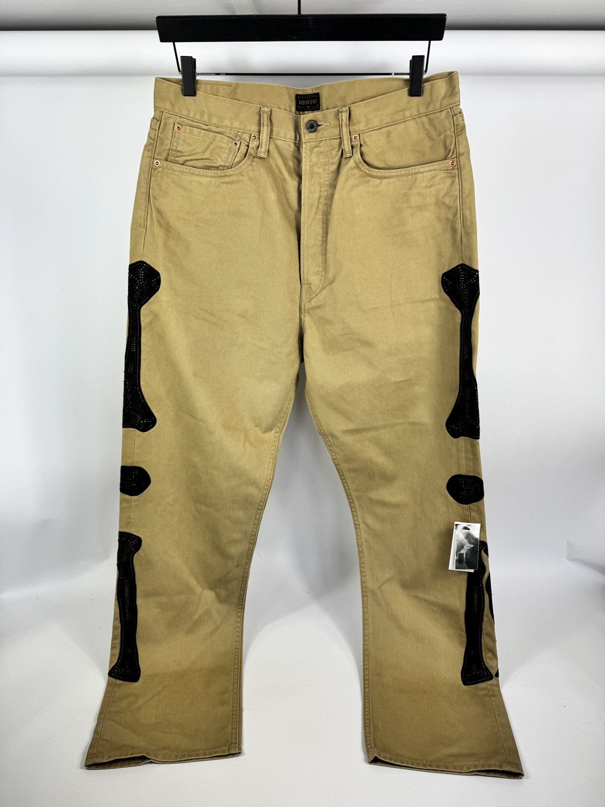 Kapital KAPITAL BONE STICH DENIM TROUSERS FITS W34 Size US 36 / EU 52 - 1 Thumbnail
