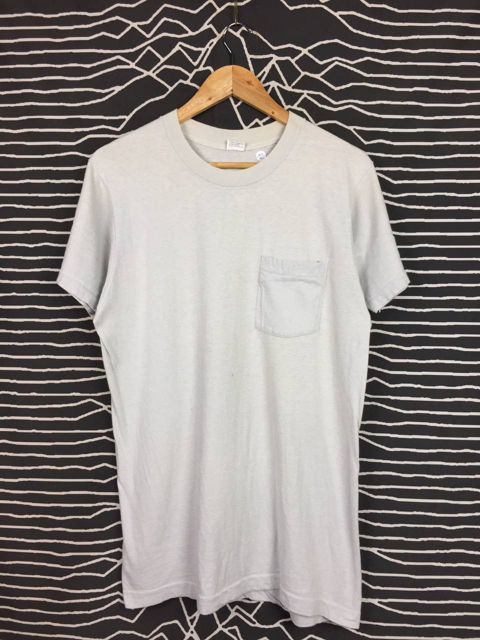 Vintage Vtg 90s BVD Made In Usa Combed Cotton Plain Pocket Tee Size US L / EU 52-54 / 3 - 2 Thumbnail