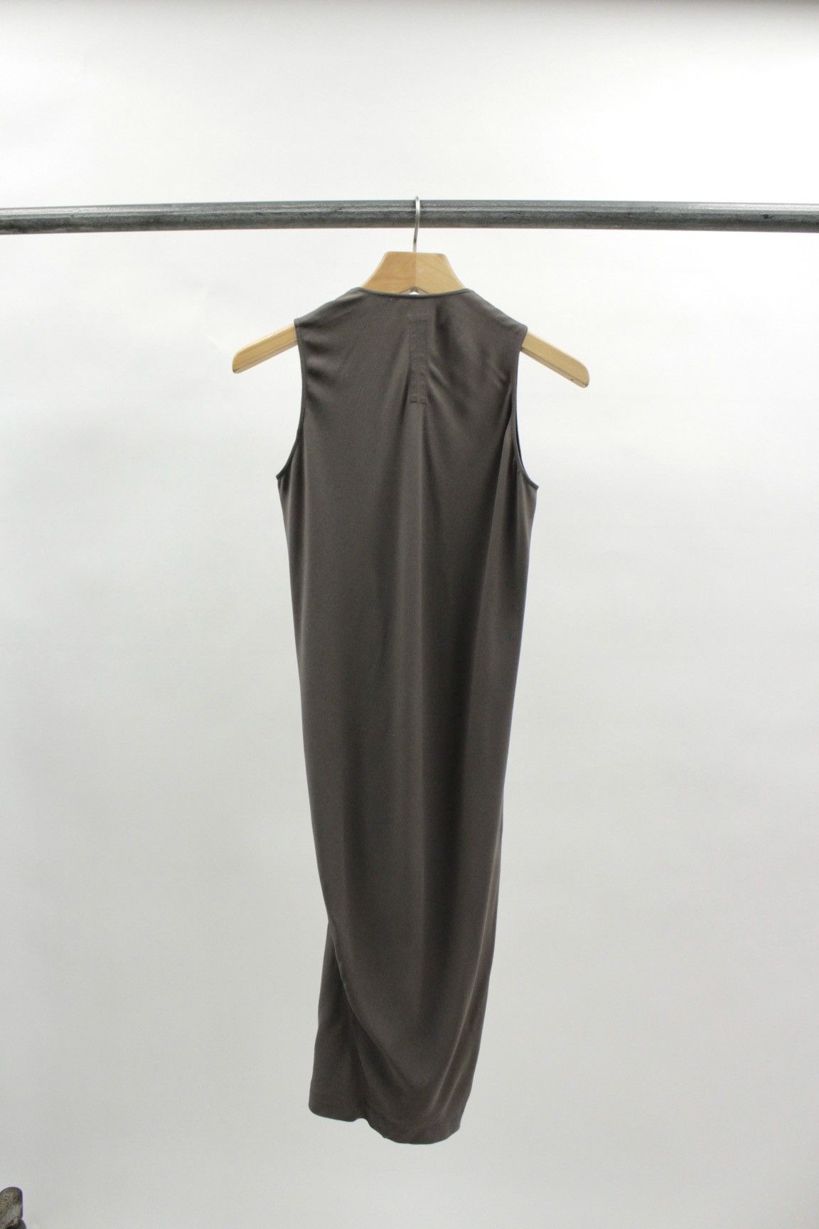 Rick Owens S/S12 Rick Owens "NASKA" Asymmetrical Draped Midi Dress Size XS / US 0-2 / IT 36-38 - 3 Thumbnail