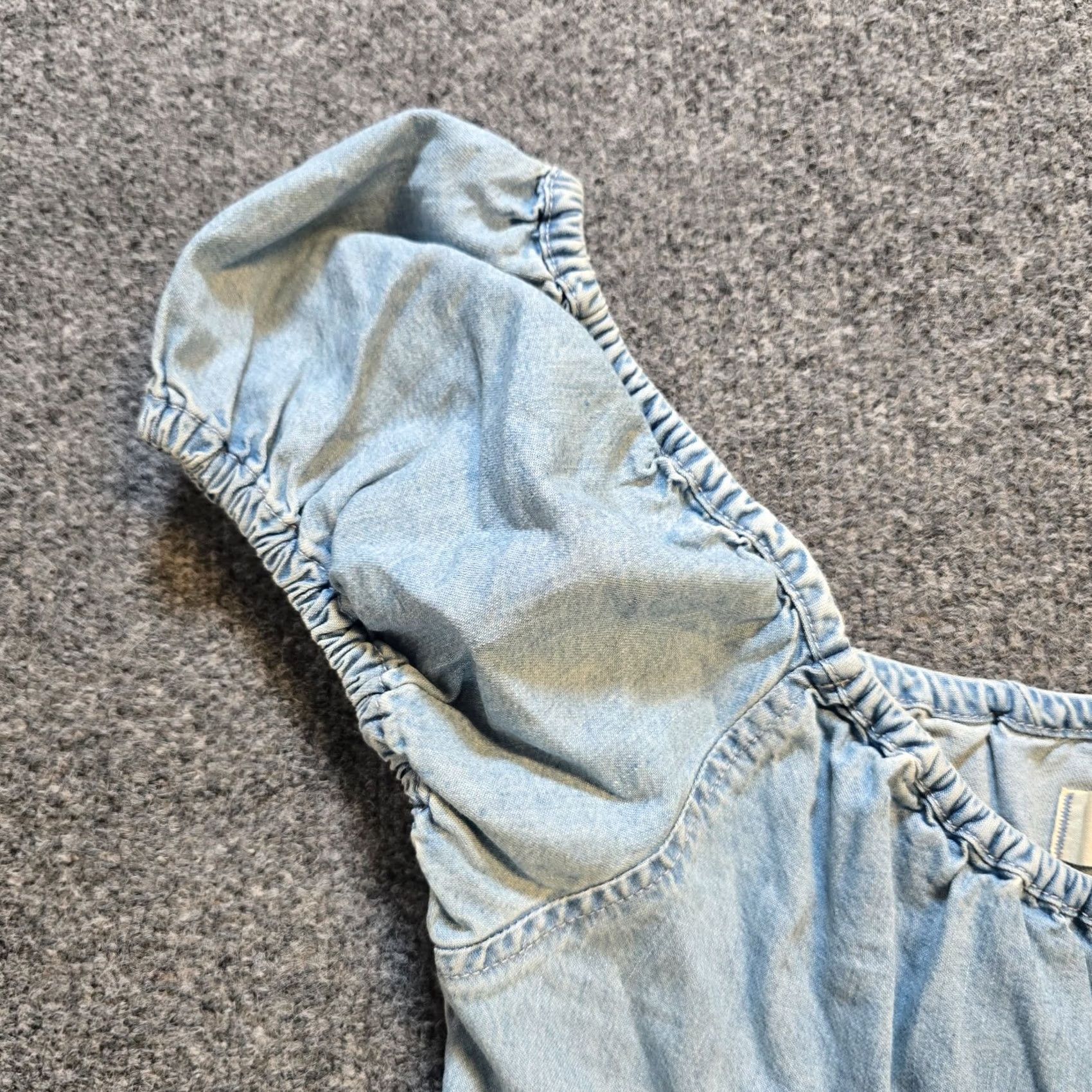 Madewell Madewell Dress Womens Size 2 Blue Chambray Denim Button Up Sheath Casual Capsule Shirt? Size XS / US 0-2 / IT 36-38 - 3 Thumbnail