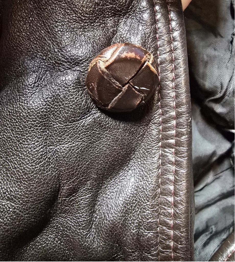 Sears Vintage Sears The Leather Shop Brown Leather Car Coat 44 Size US XL / EU 56 / 4 - 3 Thumbnail