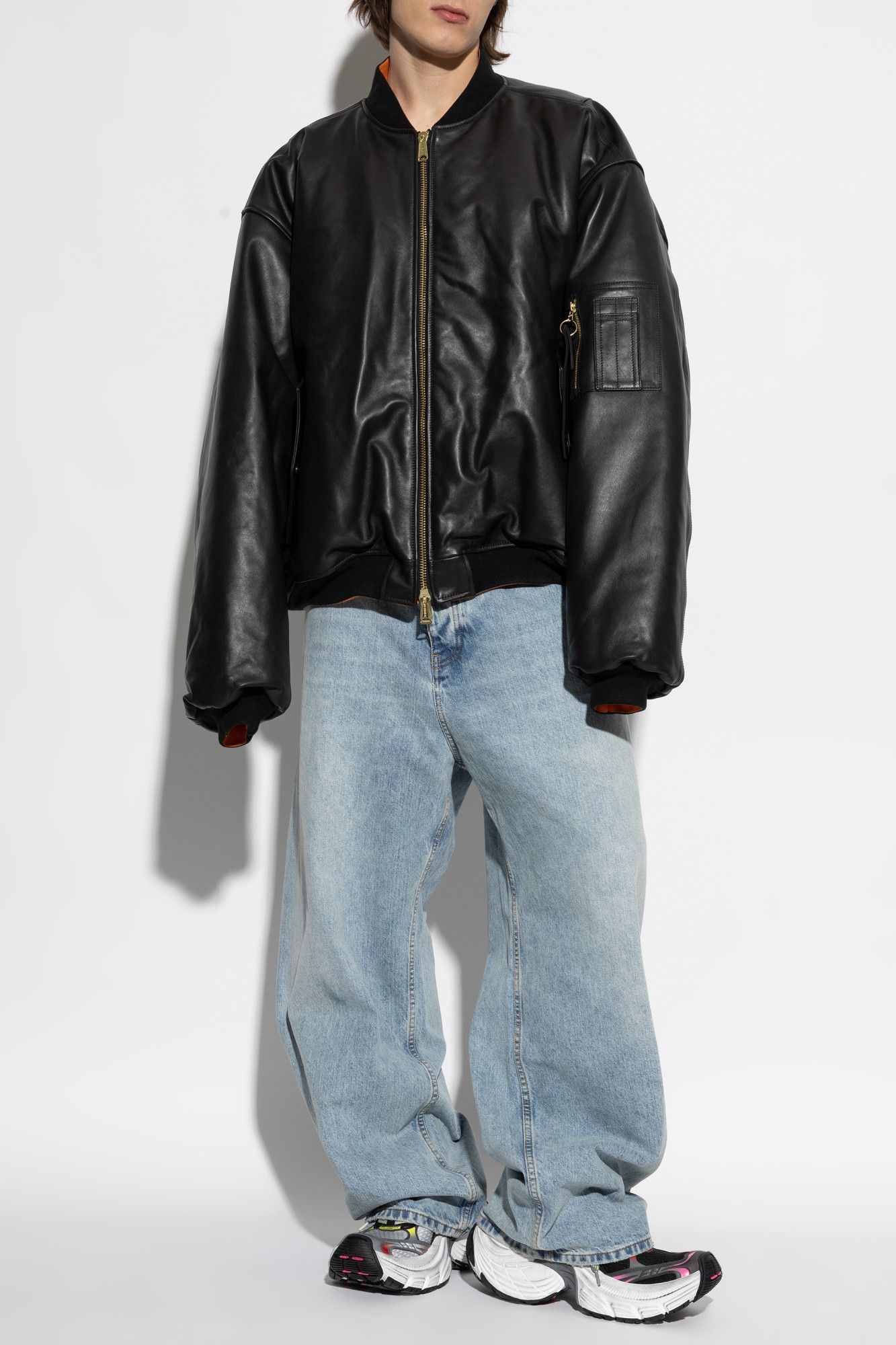 Vetements Vetements Leather MA-1 Bomber Size US S / EU 44-46 / 1 - 2 Thumbnail