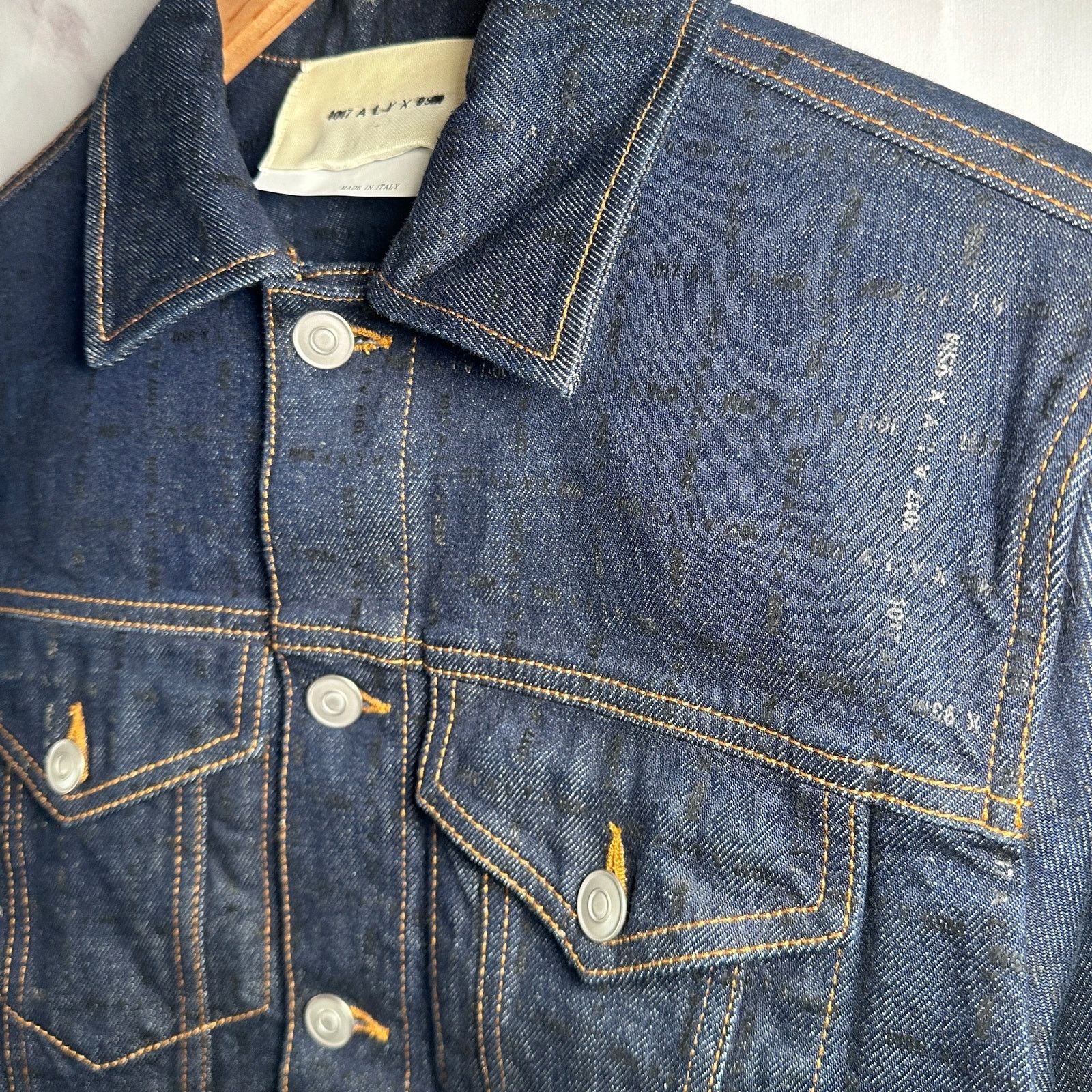 Indigo Monogram Denim Trucker Jacket Light Jackets