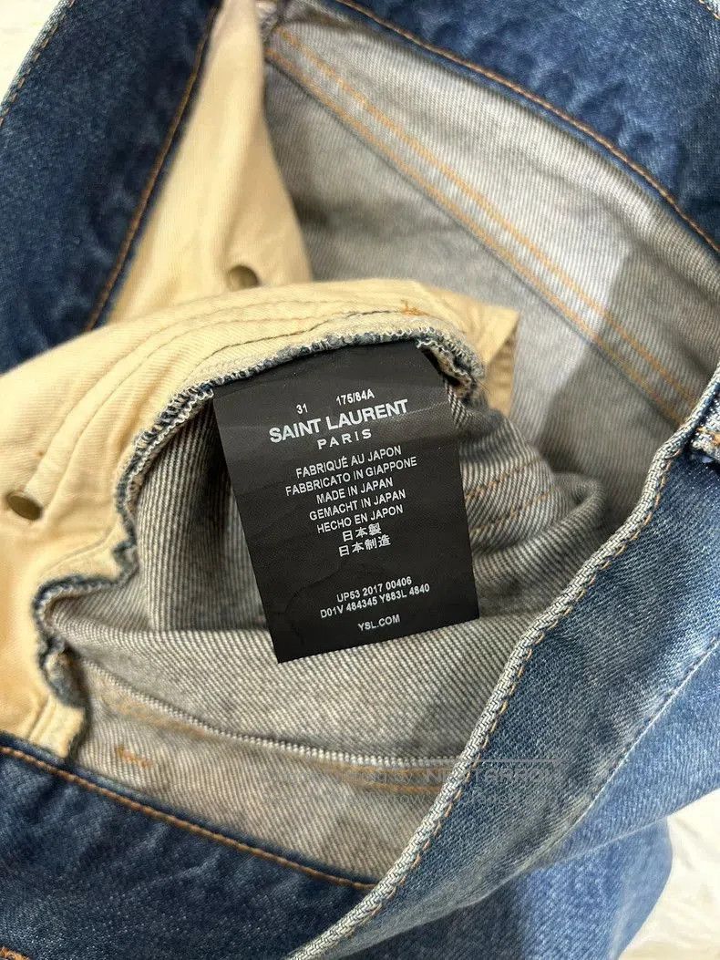 Saint Laurent Paris Saint Laurent D02 Blue Jeans. Size US 31 - 3 Thumbnail