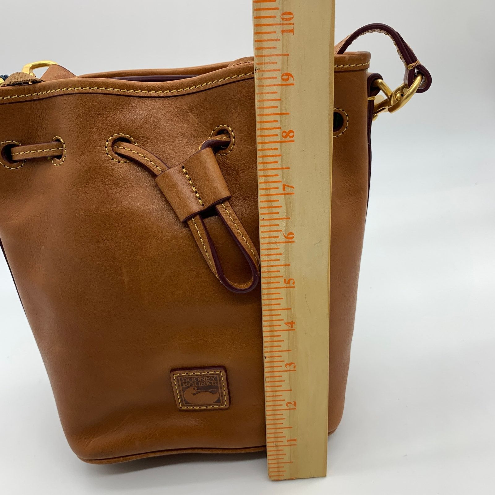 Dooney & Bourke Dooney & Bourke Leather Crossbody Bag Melrose Drawstring Size ONE SIZE - 9 Thumbnail