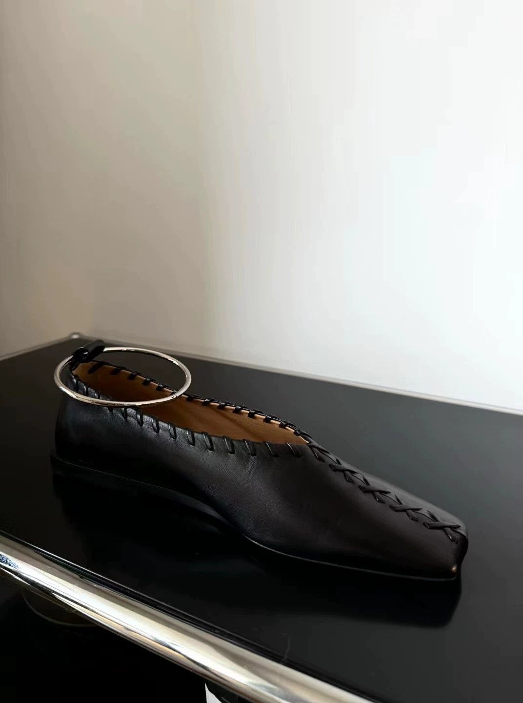Jil Sander JIL SANDER Ring Leather Shoes 39 New with Box Size US 8.5 / IT 38.5 - 1 Thumbnail