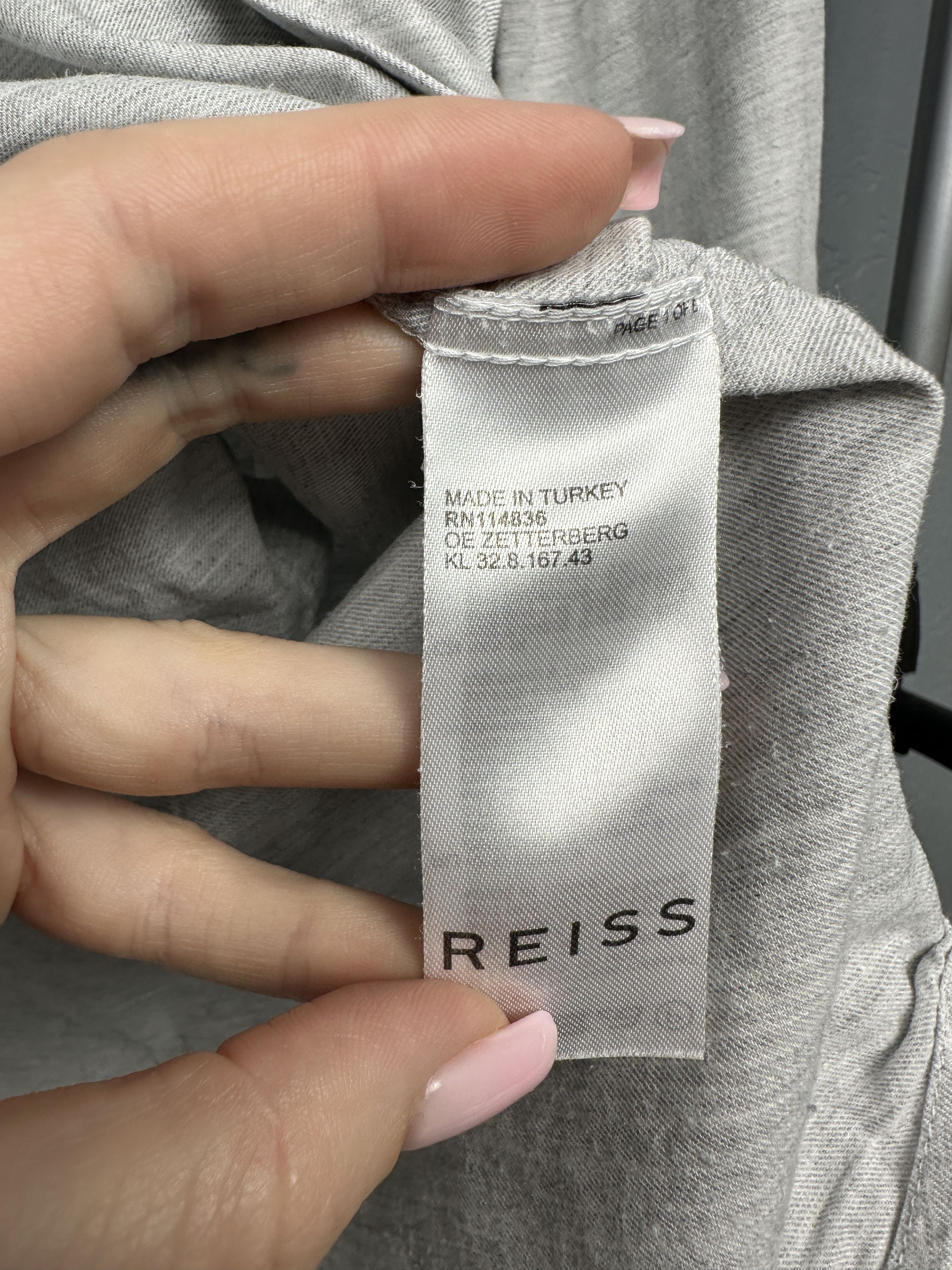 Reiss Reiss Mens Long Sleeve Polo Shirt Size US S / EU 44-46 / 1 - 4 Thumbnail