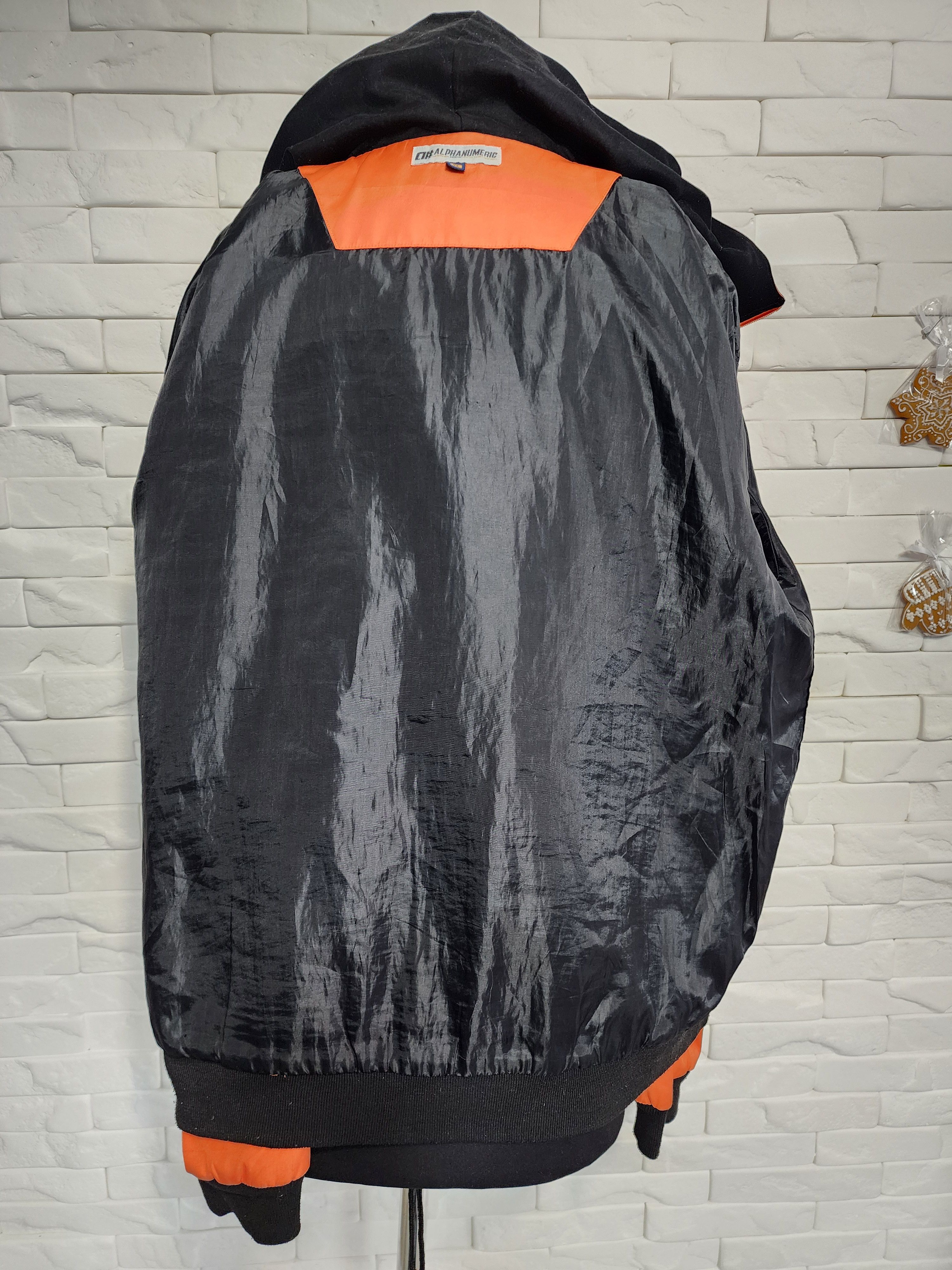 Other Men's Orange Zip-Up Hoodie: Warm Hooded Jacket Size US L / EU 52-54 / 3 - 7 Thumbnail