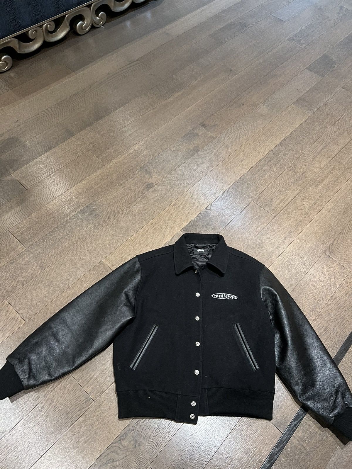 Stussy Stussy FW25 Globe Varsity jacket Size US L / EU 52-54 / 3 - 3 Thumbnail