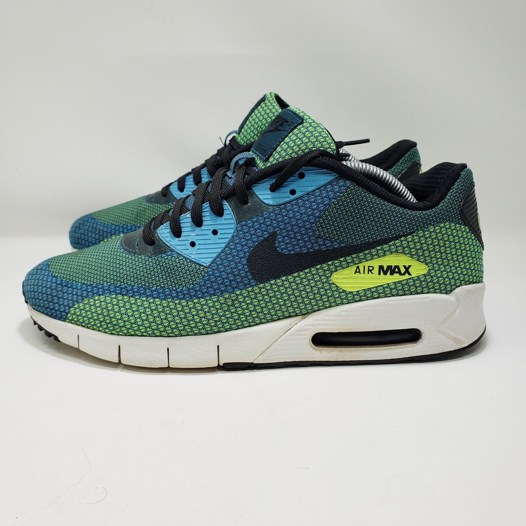 Nike Nike Air Max 2013 Sneakers Blue/Green Mesh Low-Top Athletic Size US 10.5 / EU 43-44 - 2 Thumbnail