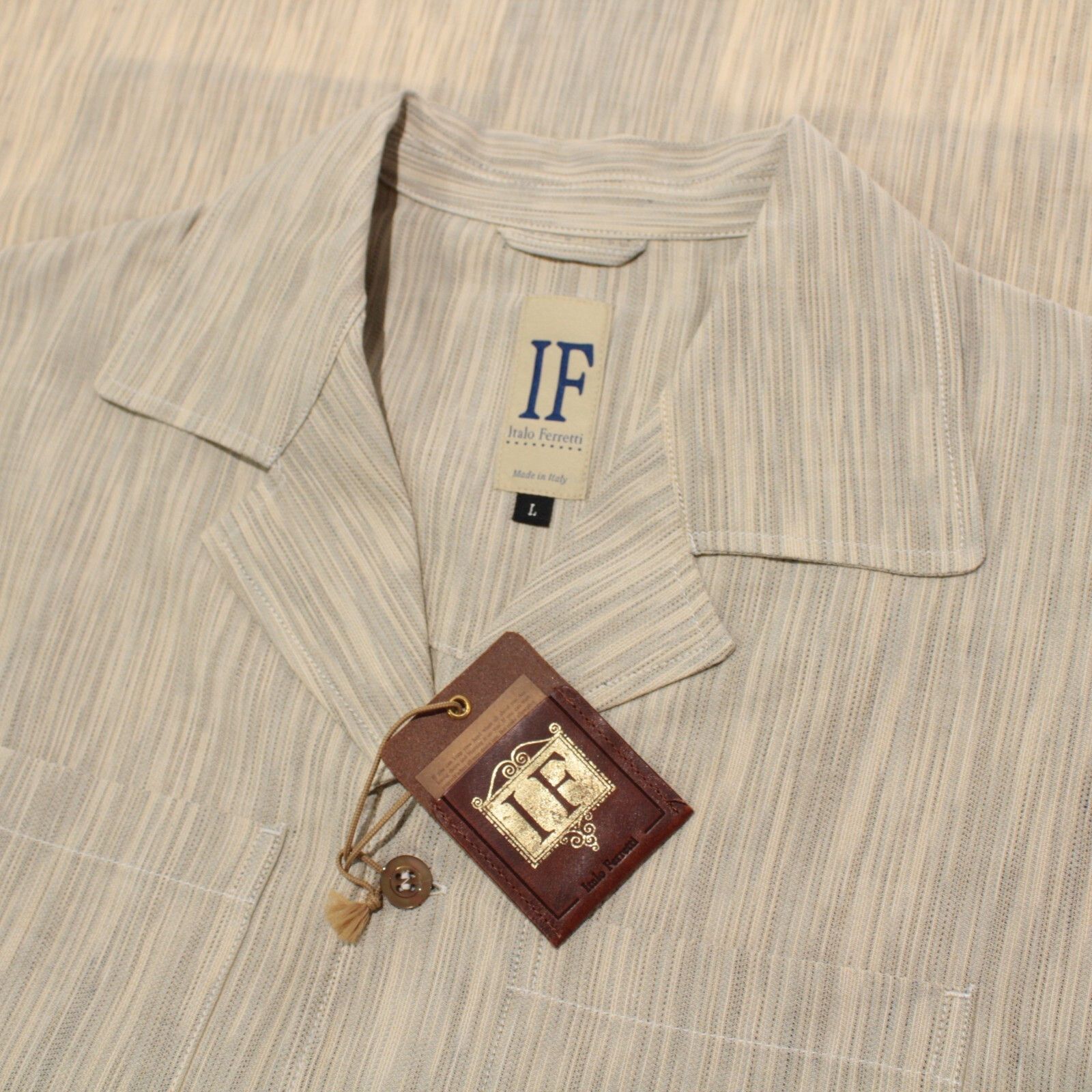 Other Italo Ferretti New with tags Shirt Size L US In Beige Size US L / EU 52-54 / 3 - 1 Thumbnail