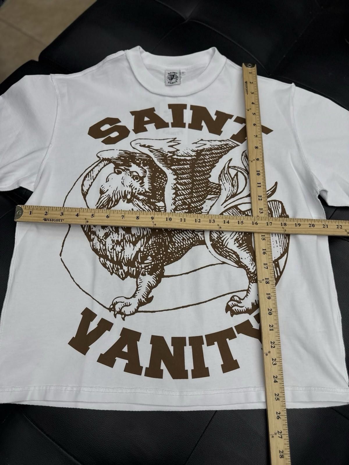 Saint Vanity Size Small - Saint Vanity T-shirt Brown Logo Authentic (NEW Size US S / EU 44-46 / 1 - 4 Thumbnail