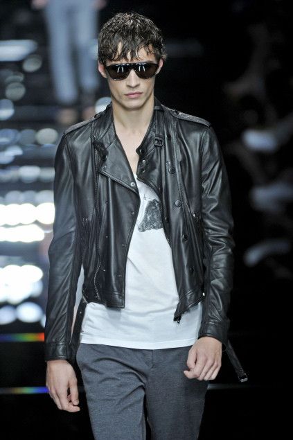 Burberry Prorsum RUNWAY LAMBSKIN LEATHER BIKER JACKET Size US M / EU 48-50 / 2 - 1 Thumbnail